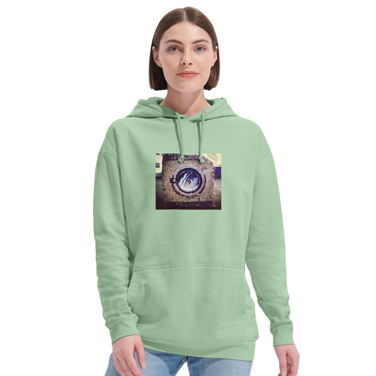 Resilience - "Wash It" Hoodie frozen green 6