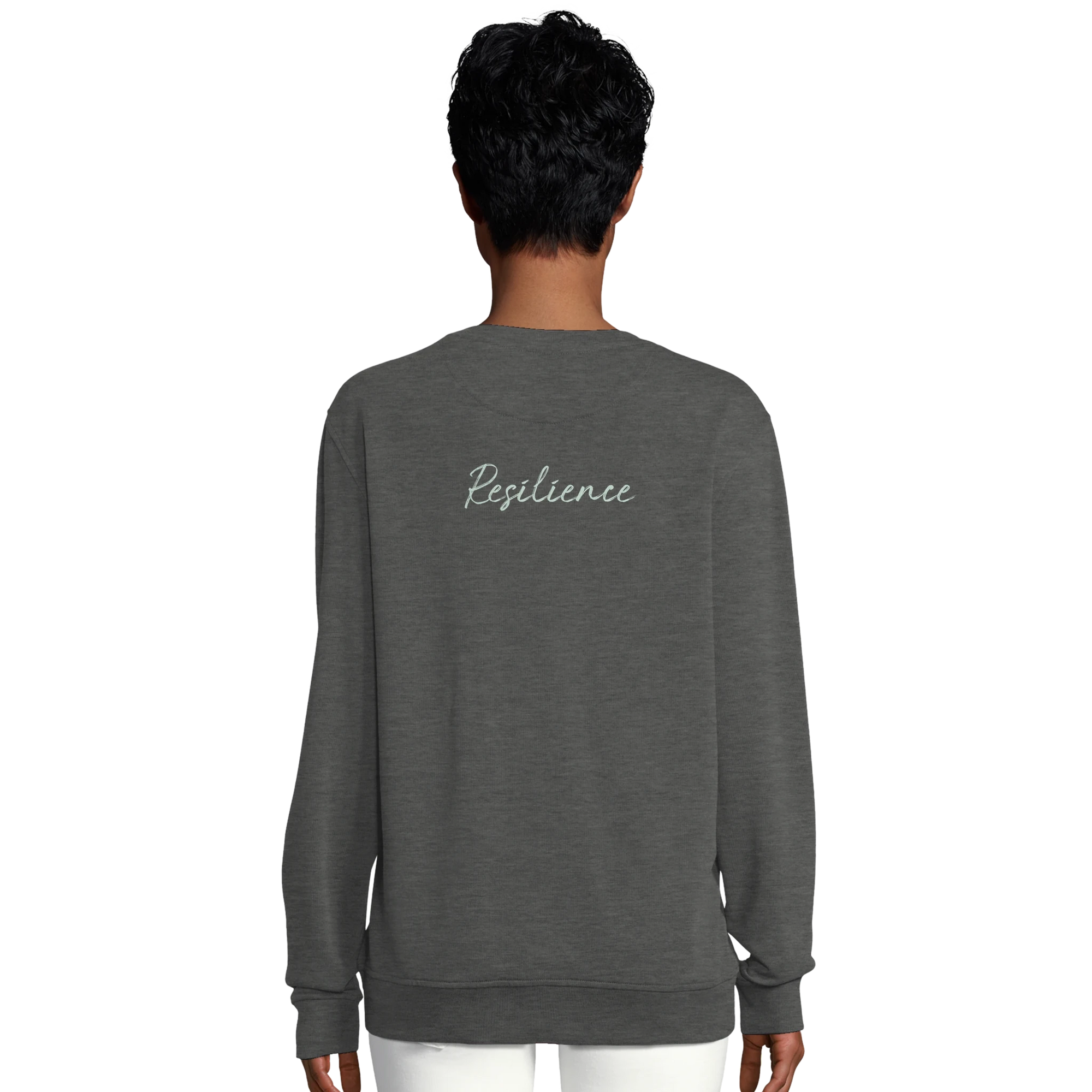 Resilience - "Wash It" Sweatshirt Grey Melange XS 6