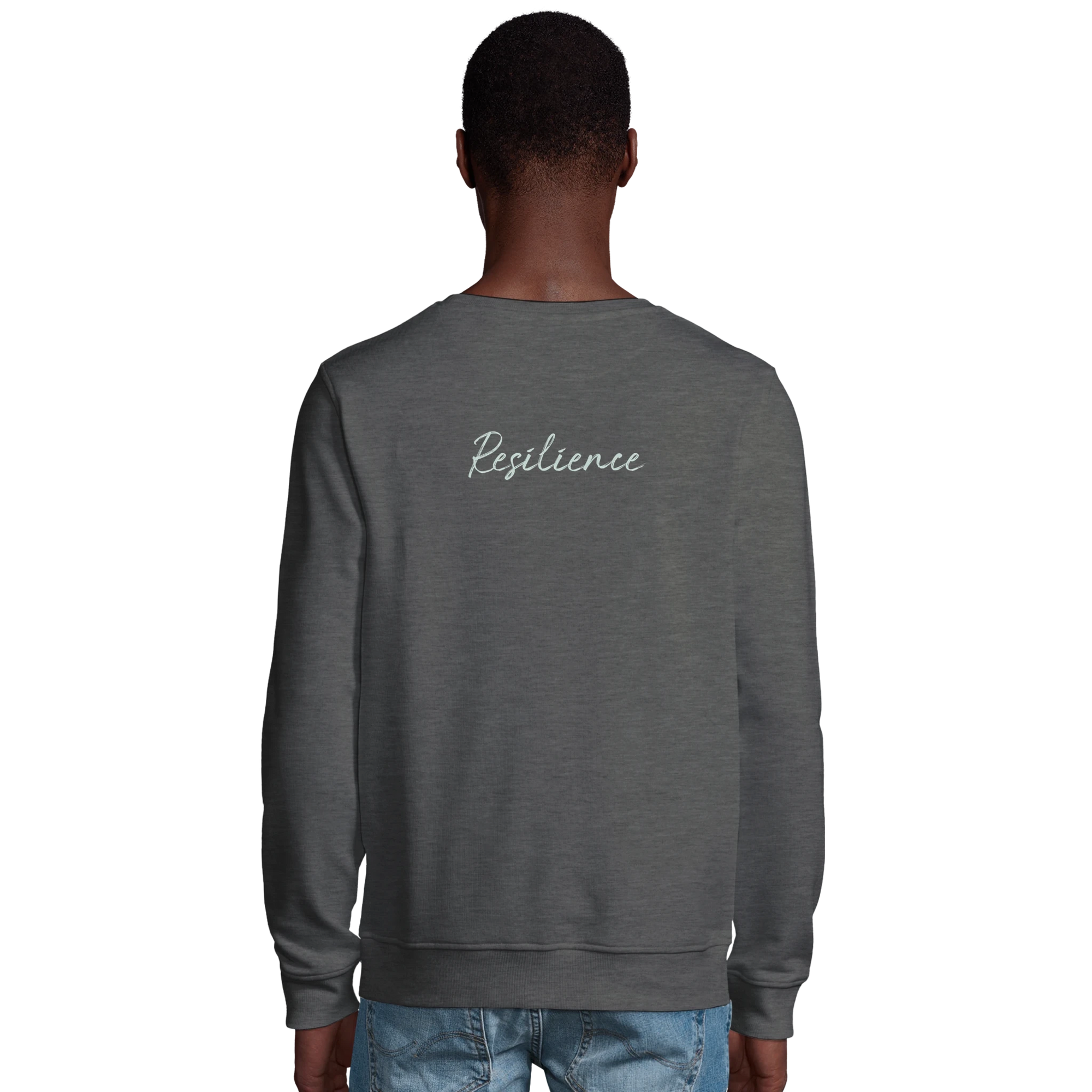 Resilience - "Wash It" Sweatshirt Grey Melange XS 4
