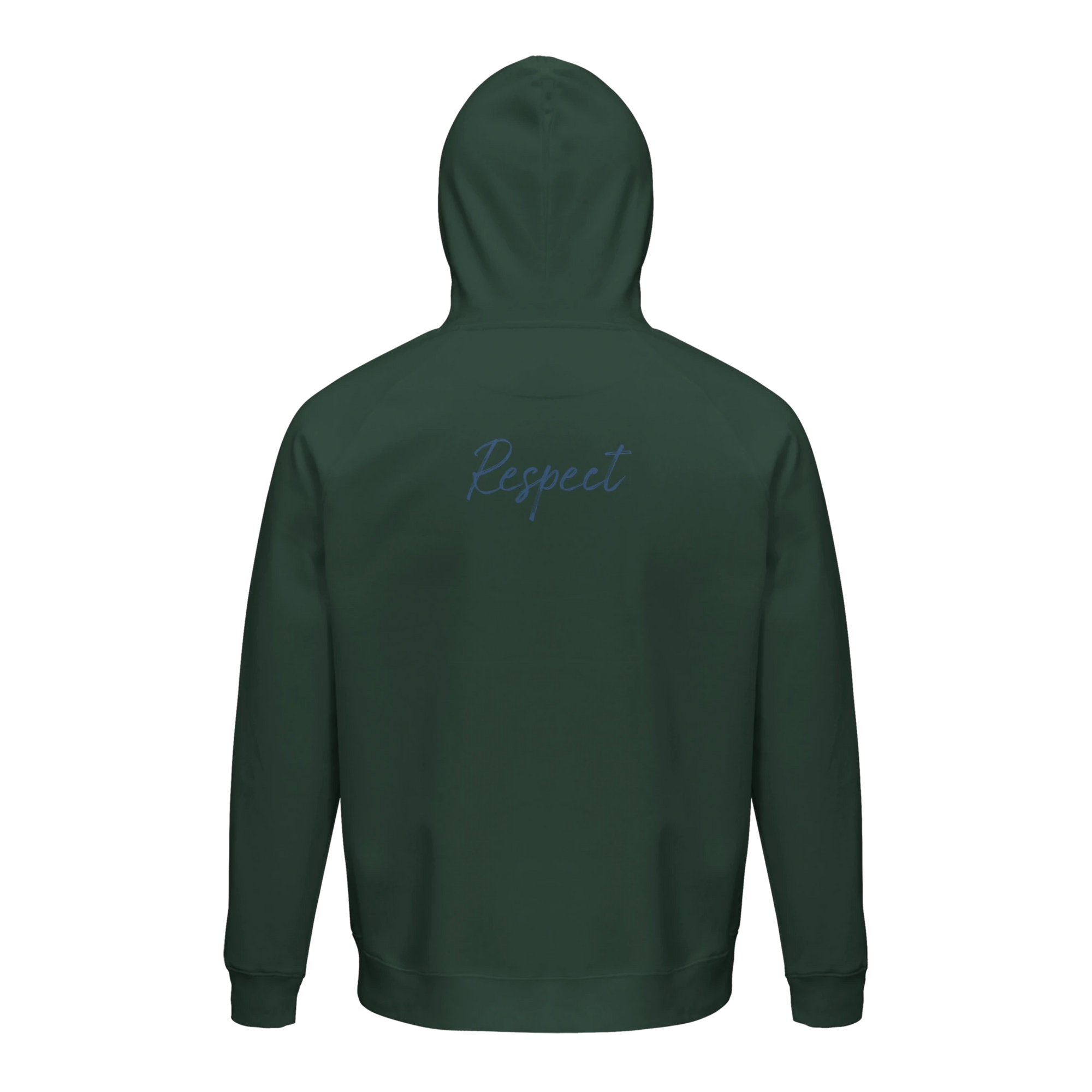 Respect - "Old Star" Hoodie Bottle Green XS 2