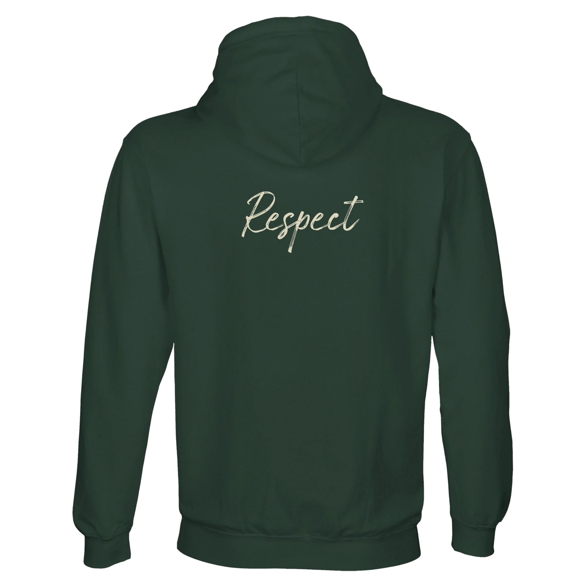 Respect - "Old Star" Hoodie Bottle Green XS 2