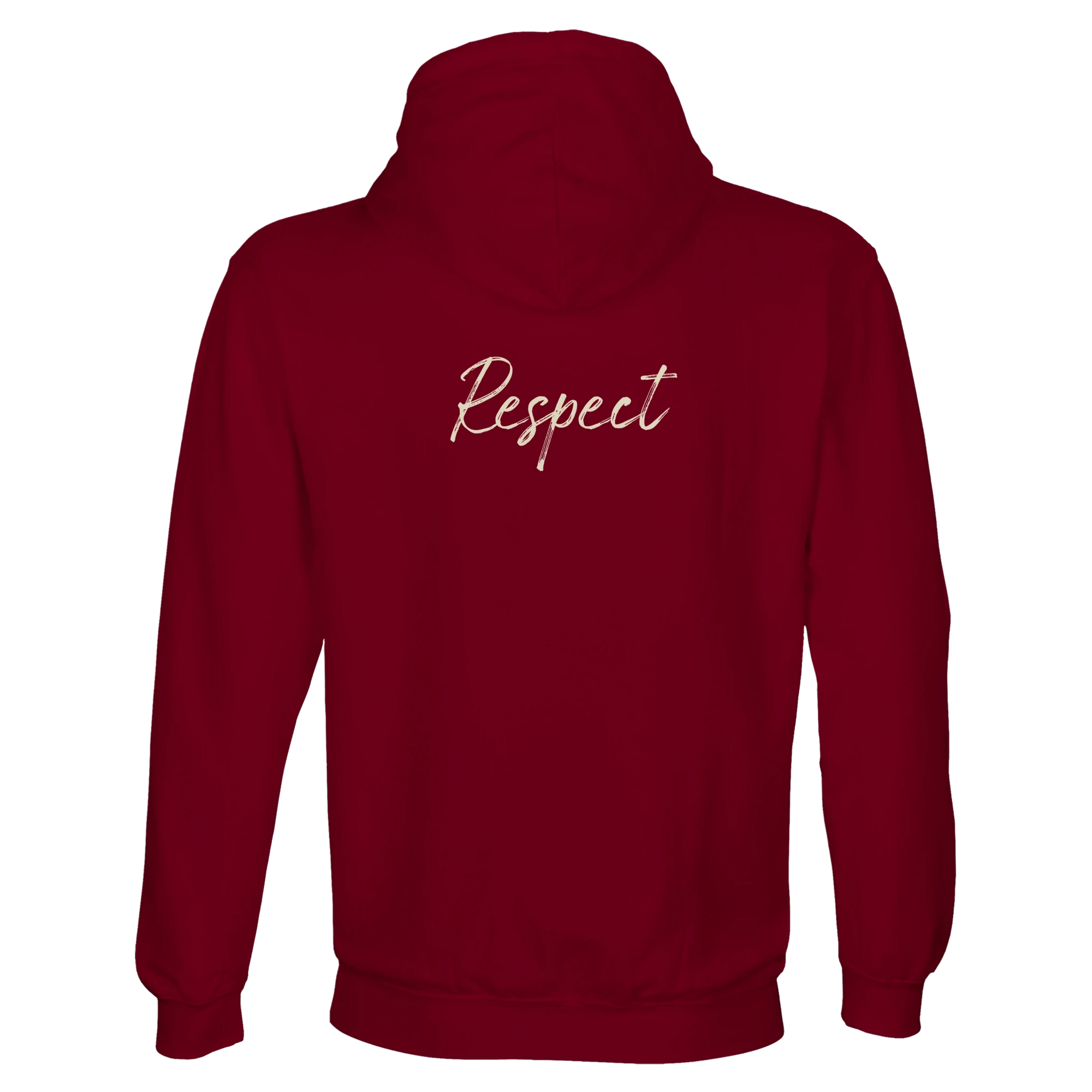 Respect - "Old Star" Hoodie Burgundy XS 2