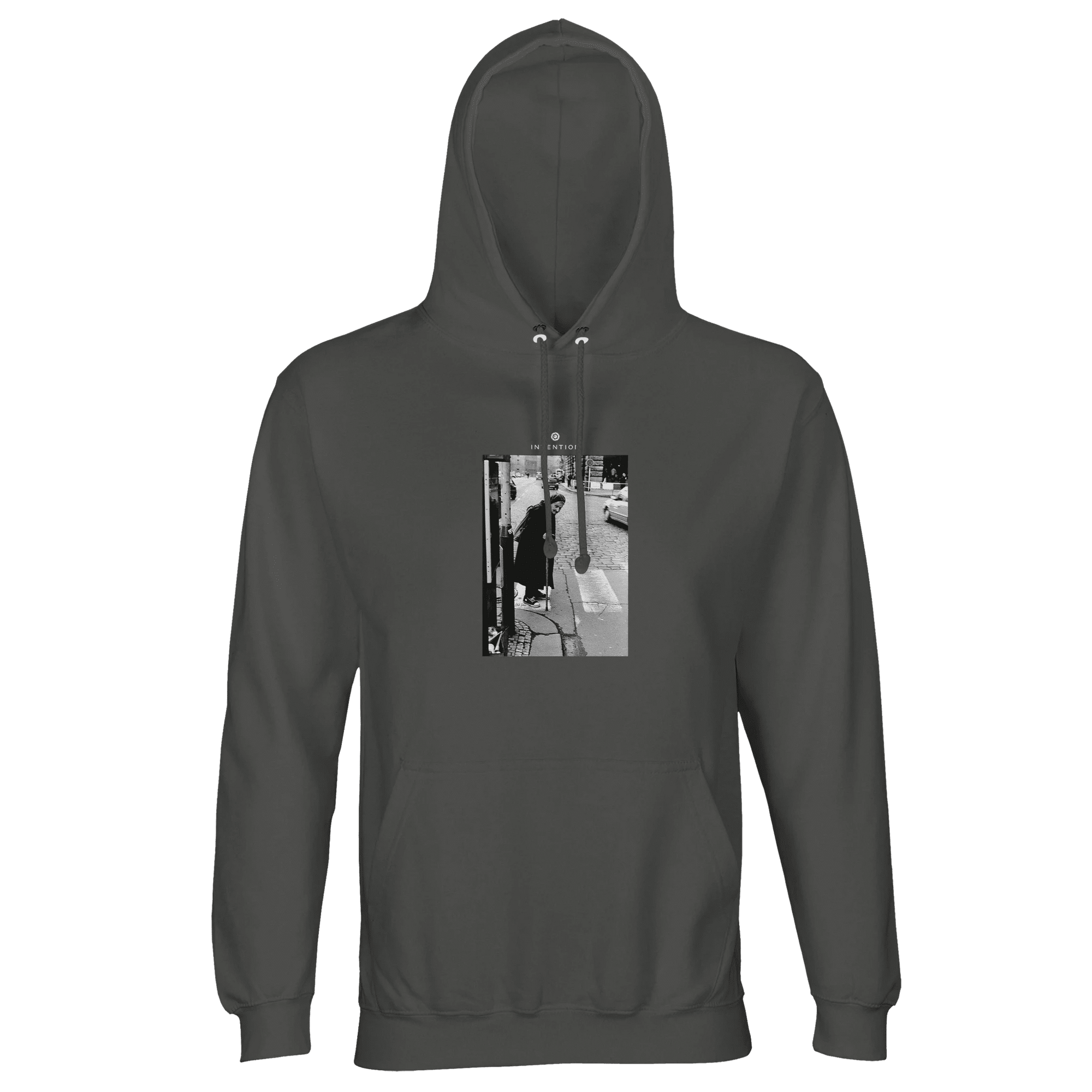 Respect - "Old Star" Hoodie charcoal melange XS 1