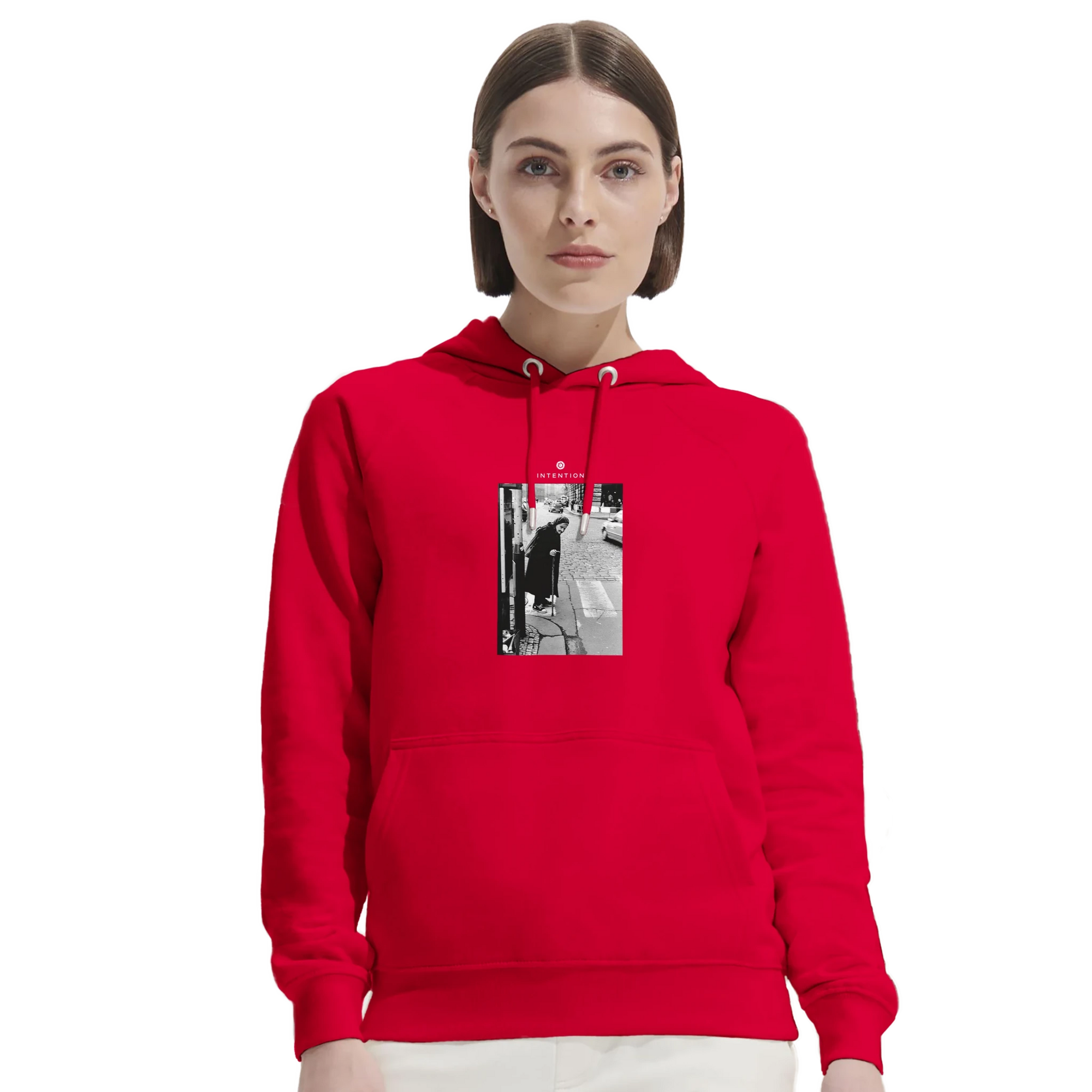 Respect - "Old Star" Hoodie Red XS 5