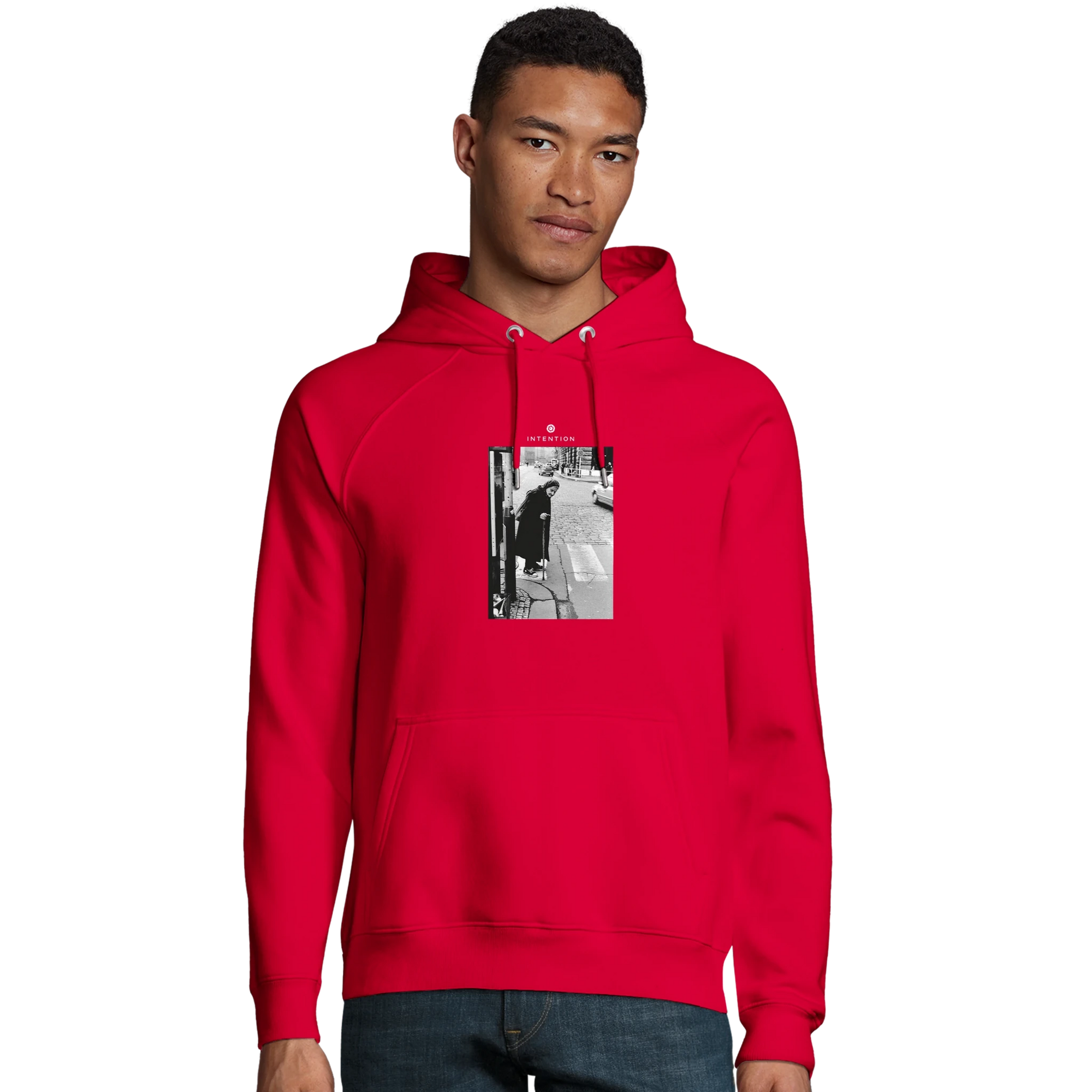 Respect - "Old Star" Hoodie Red XS 3
