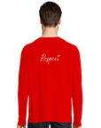 Respect - "Old Star" Long sleeve Bright Red XS 4
