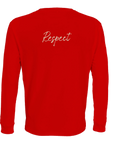 Respect - "Old Star" Long sleeve Bright Red XS 2