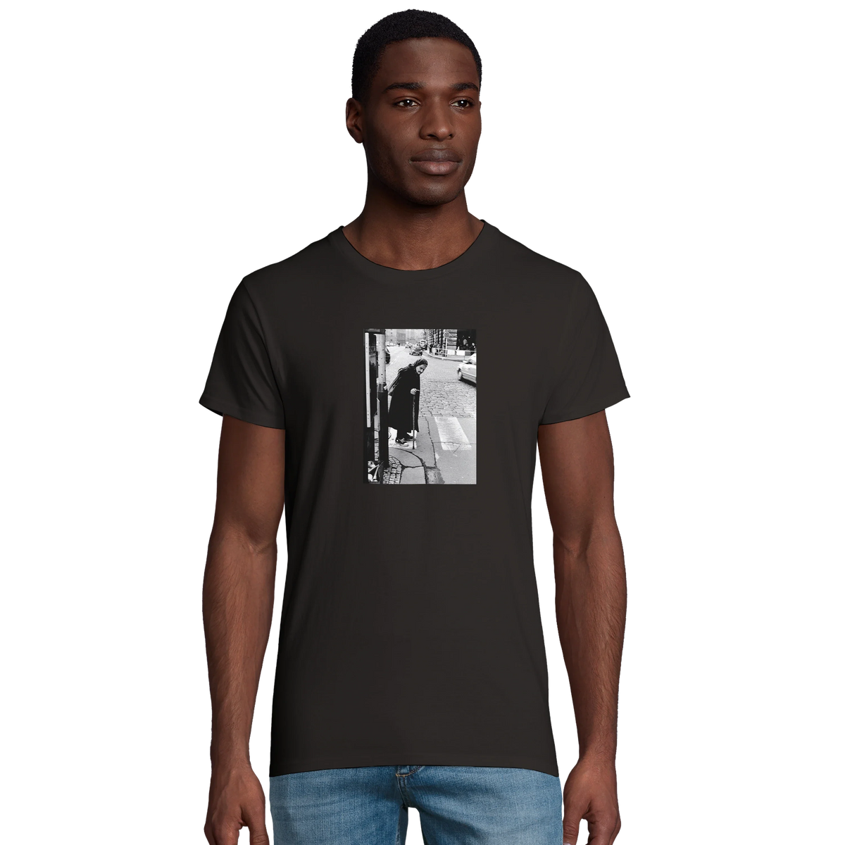 Respect - "Old Star" T-shirt Deep Black 4