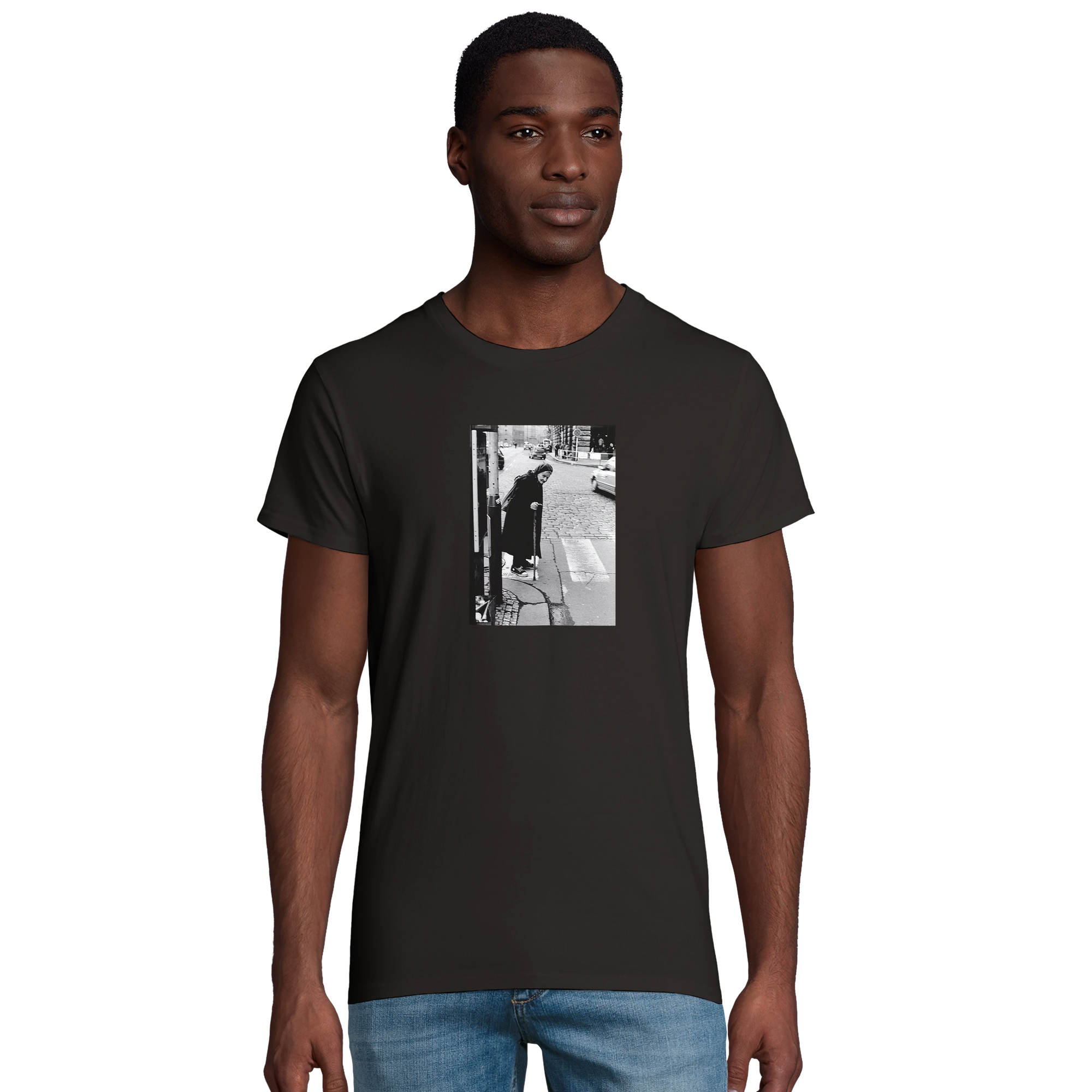 Respect - "Old Star" T-shirt Deep Black 4