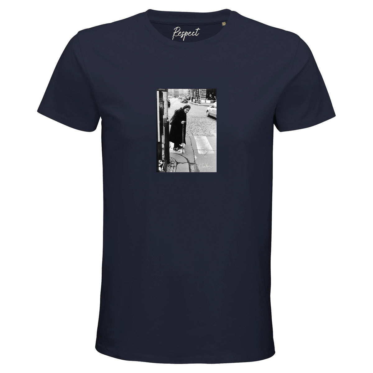 Respect - "Old Star" T-shirt French Navy 1