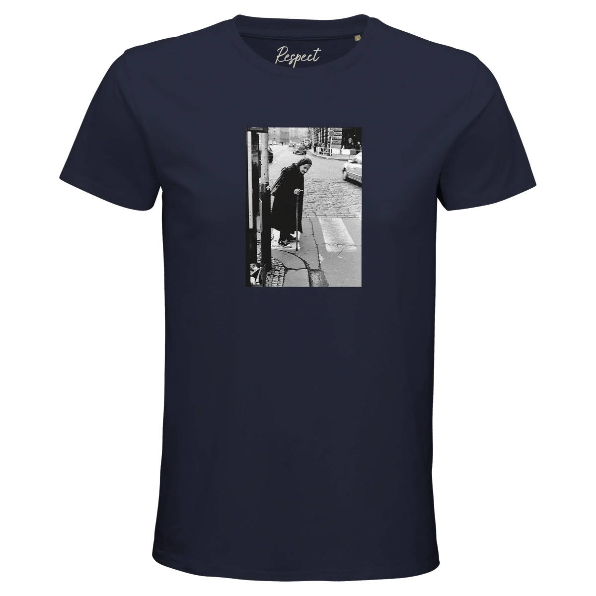 Respect - "Old Star" T-shirt French Navy 1
