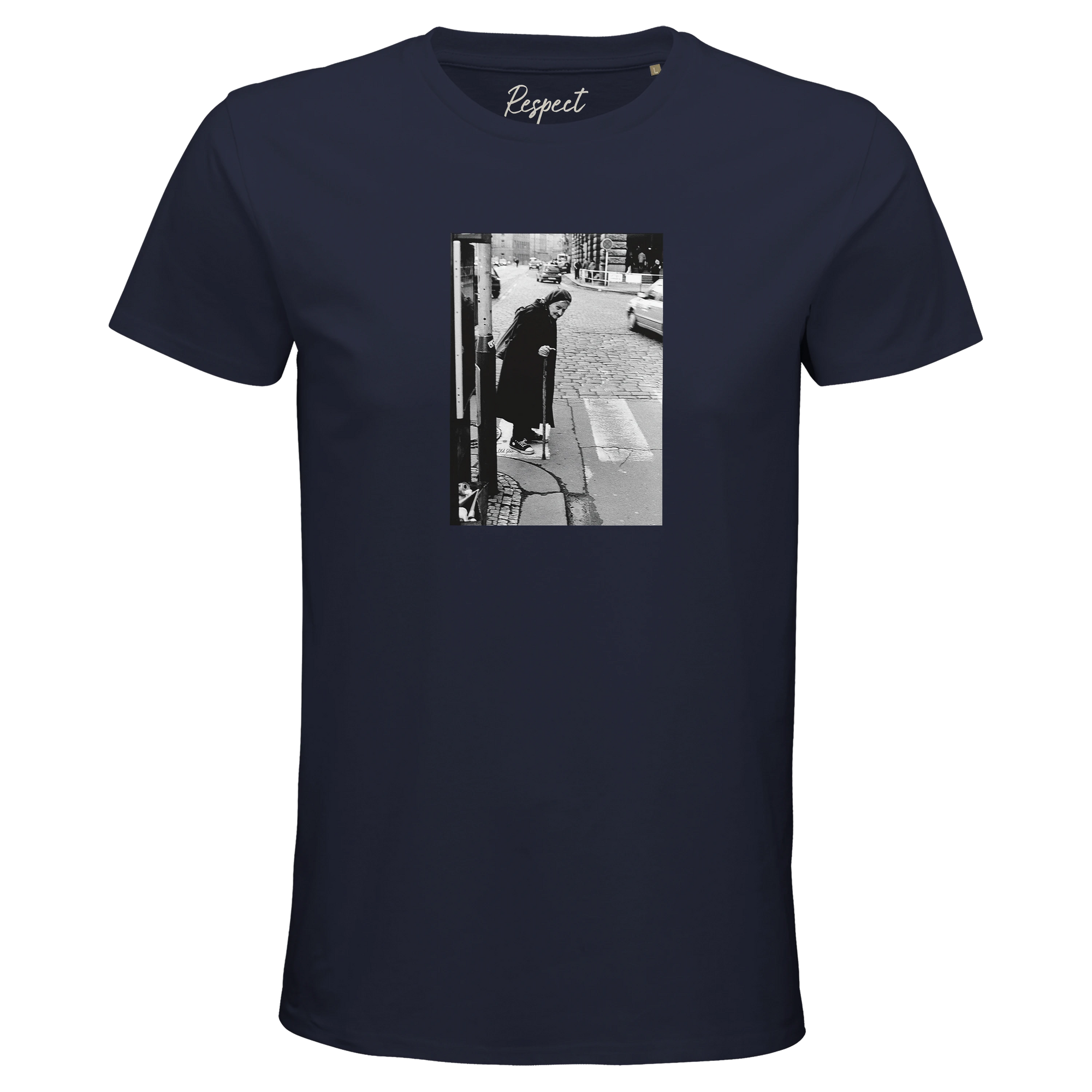 Respect - "Old Star" T-shirt French Navy 1