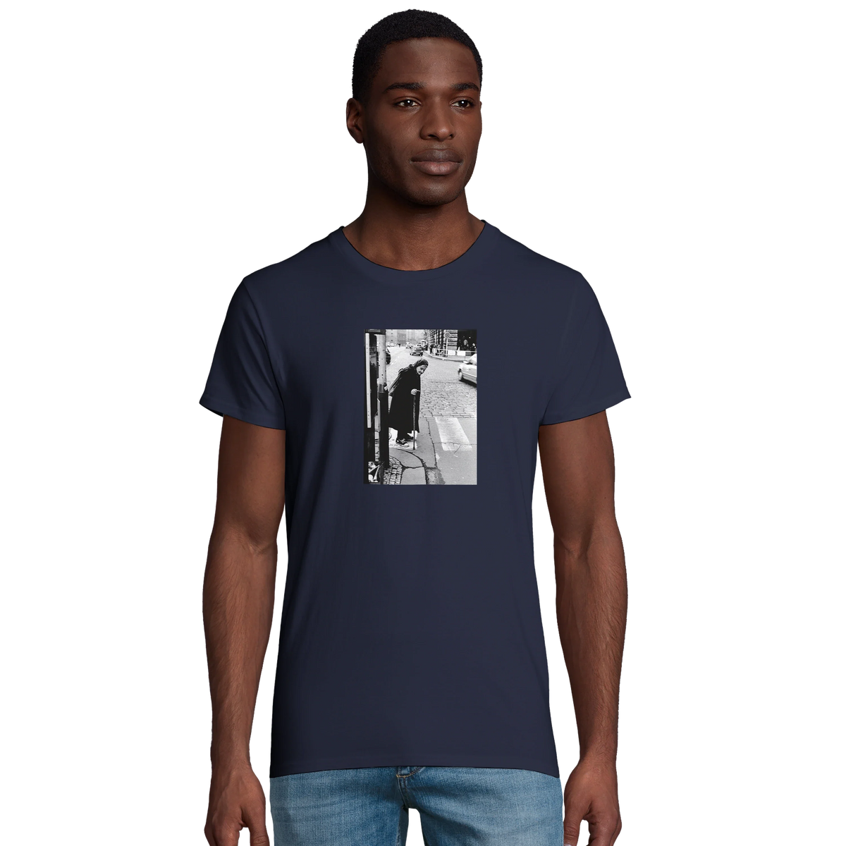 Respect - "Old Star" T-shirt French Navy 4