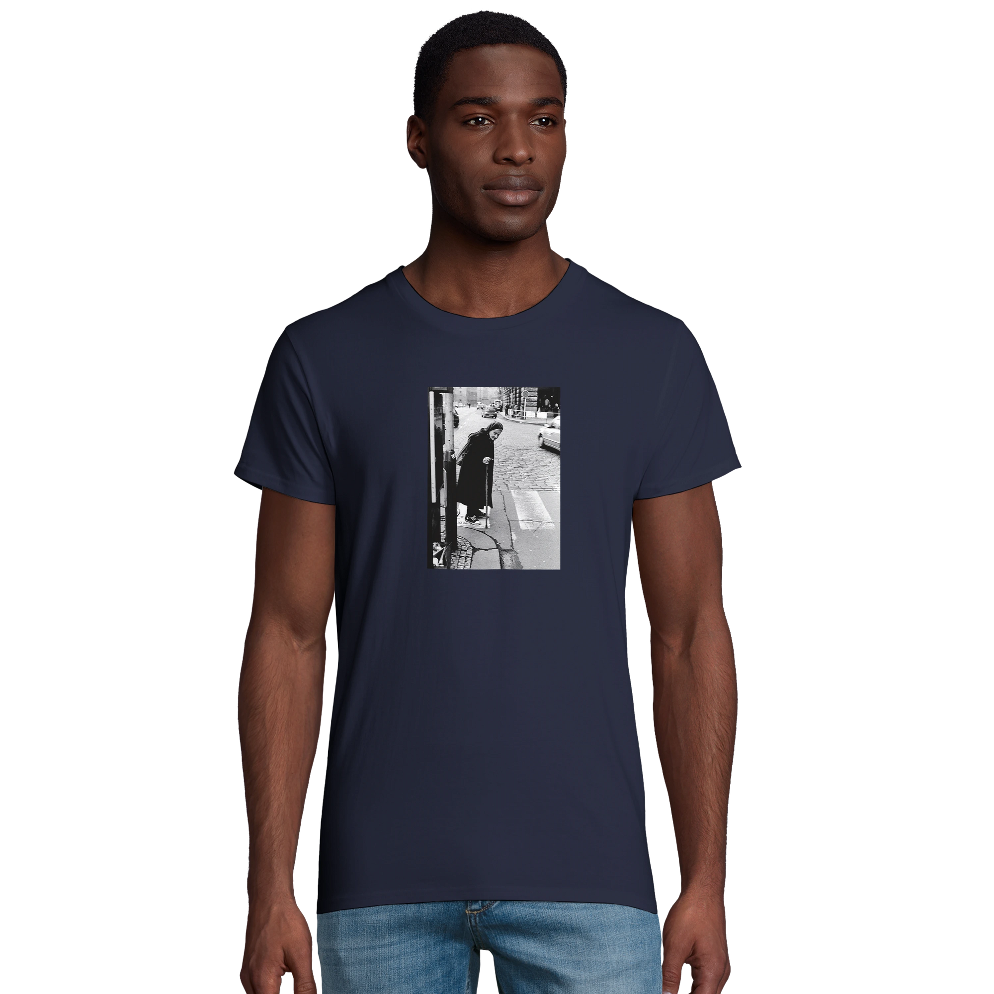Respect - "Old Star" T-shirt French Navy 4