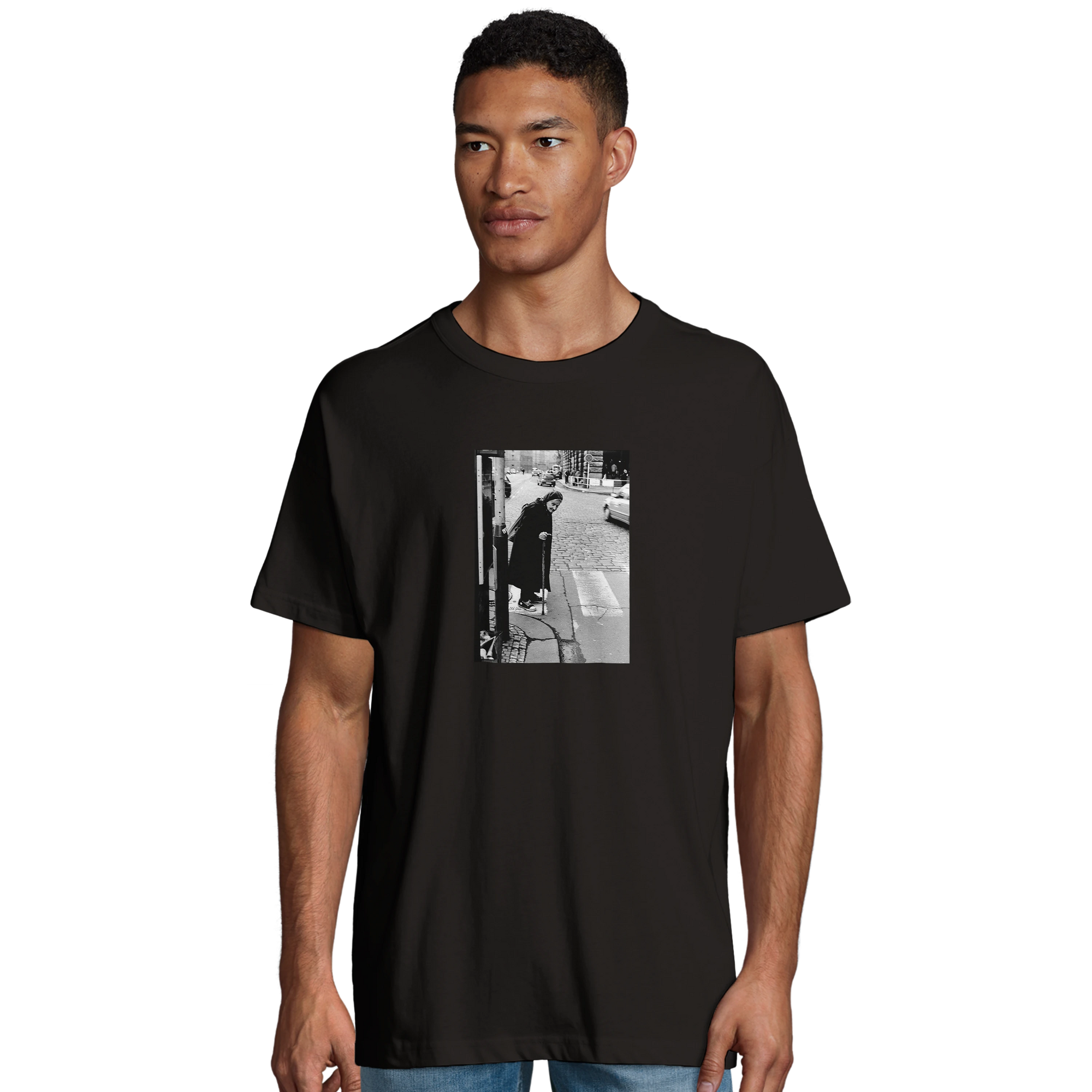 Respect - "Old Star" T-shirt Deep Black 4
