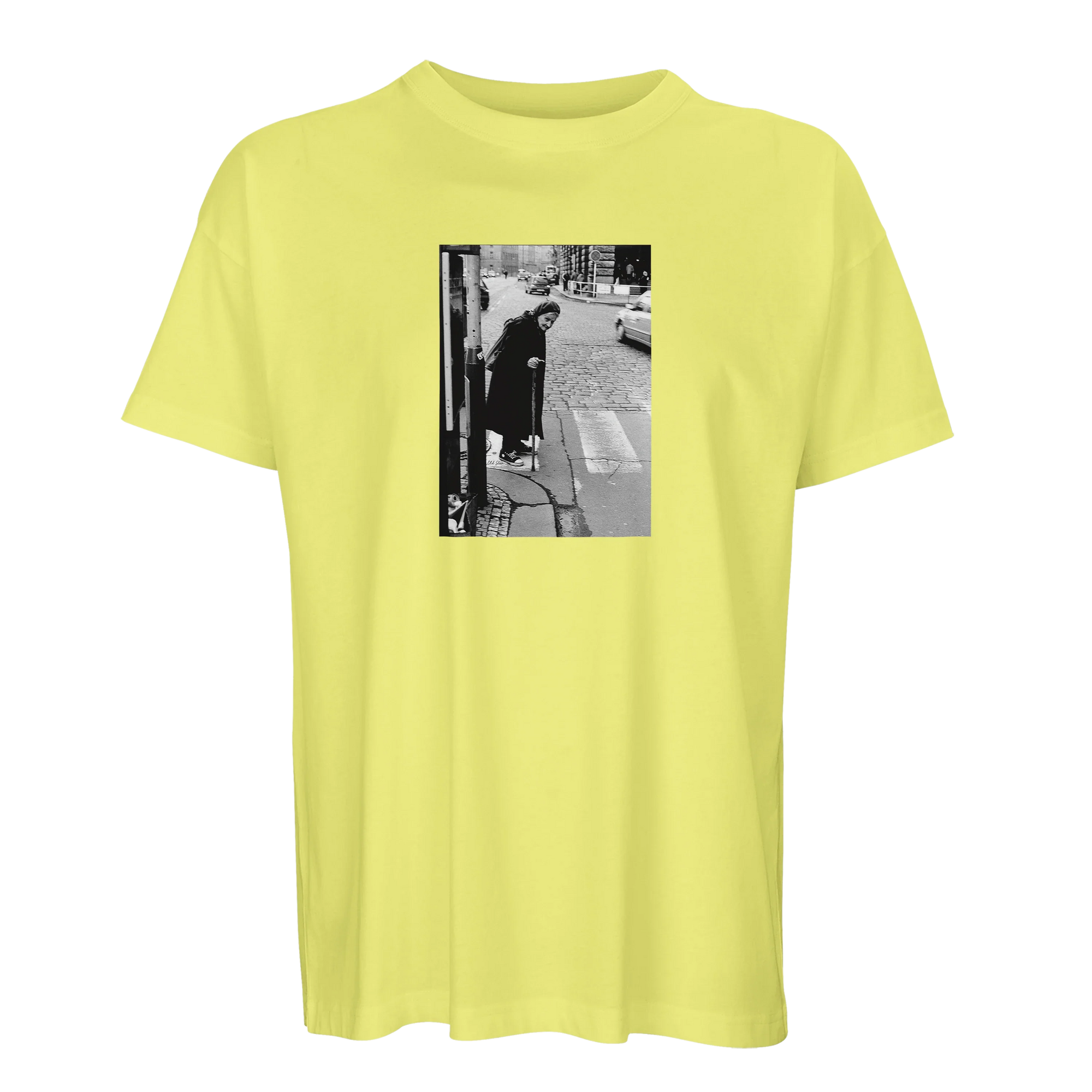 Respect - "Old Star" T-shirt Light Yellow 1