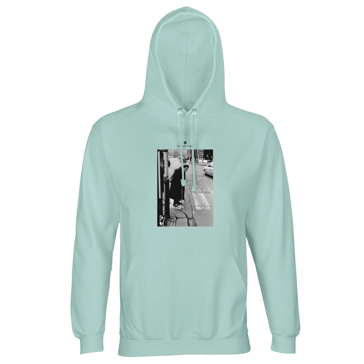 Respect - "Old Star" Hoodie arctic blue 1
