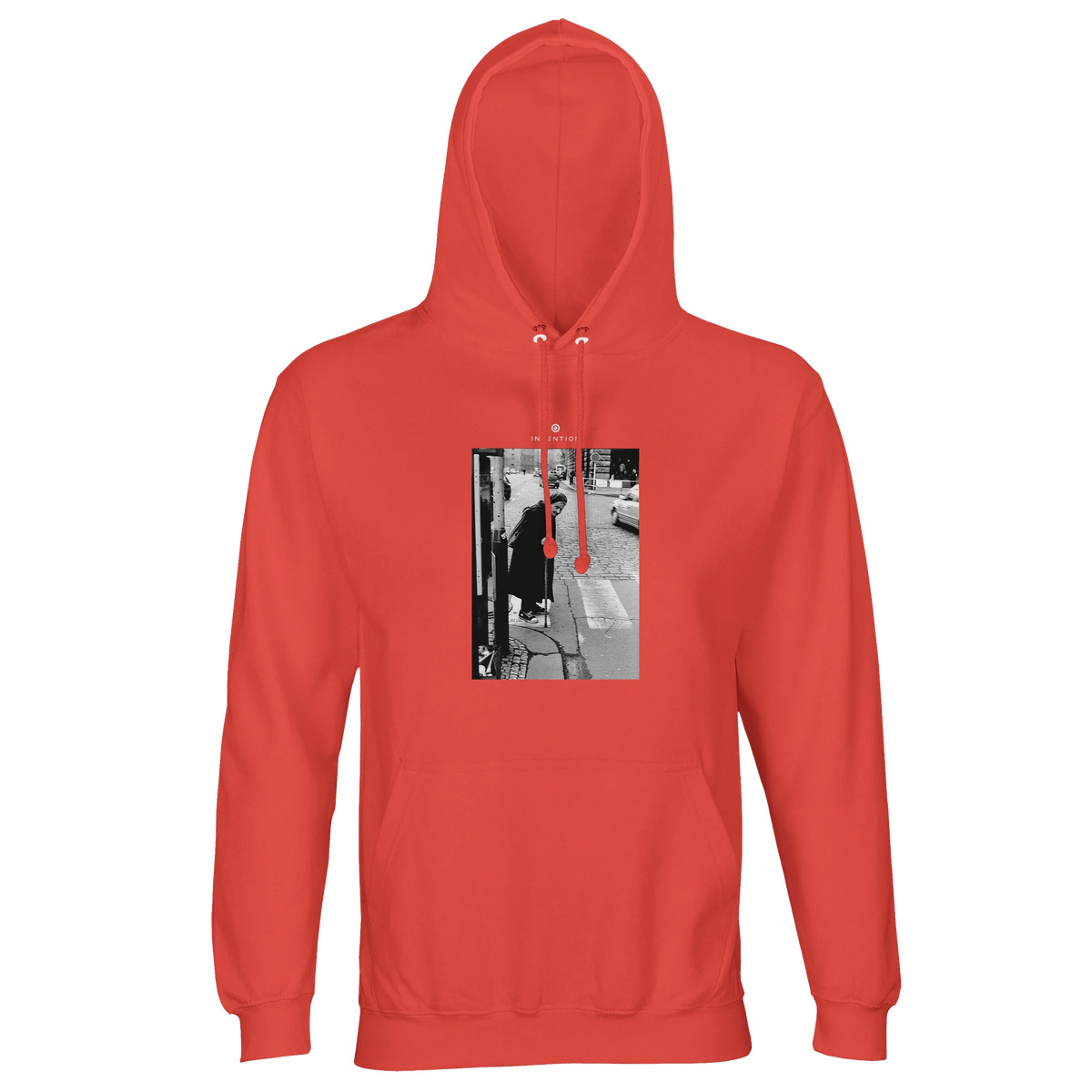 Respect - "Old Star" Hoodie pop orange 1