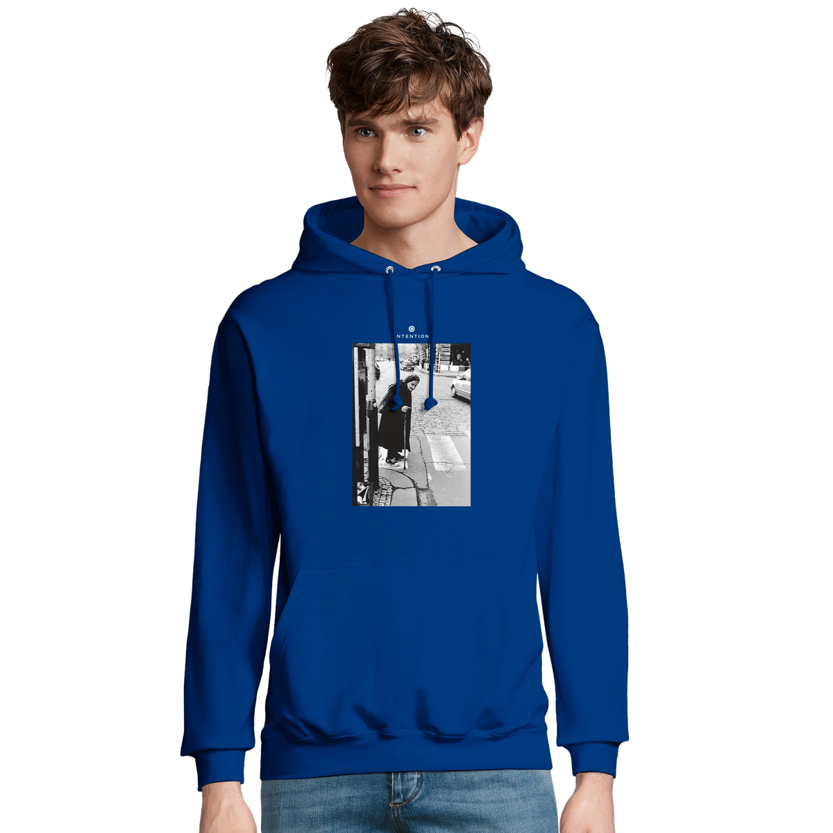 Respect - "Old Star" Hoodie Royal Blue 3