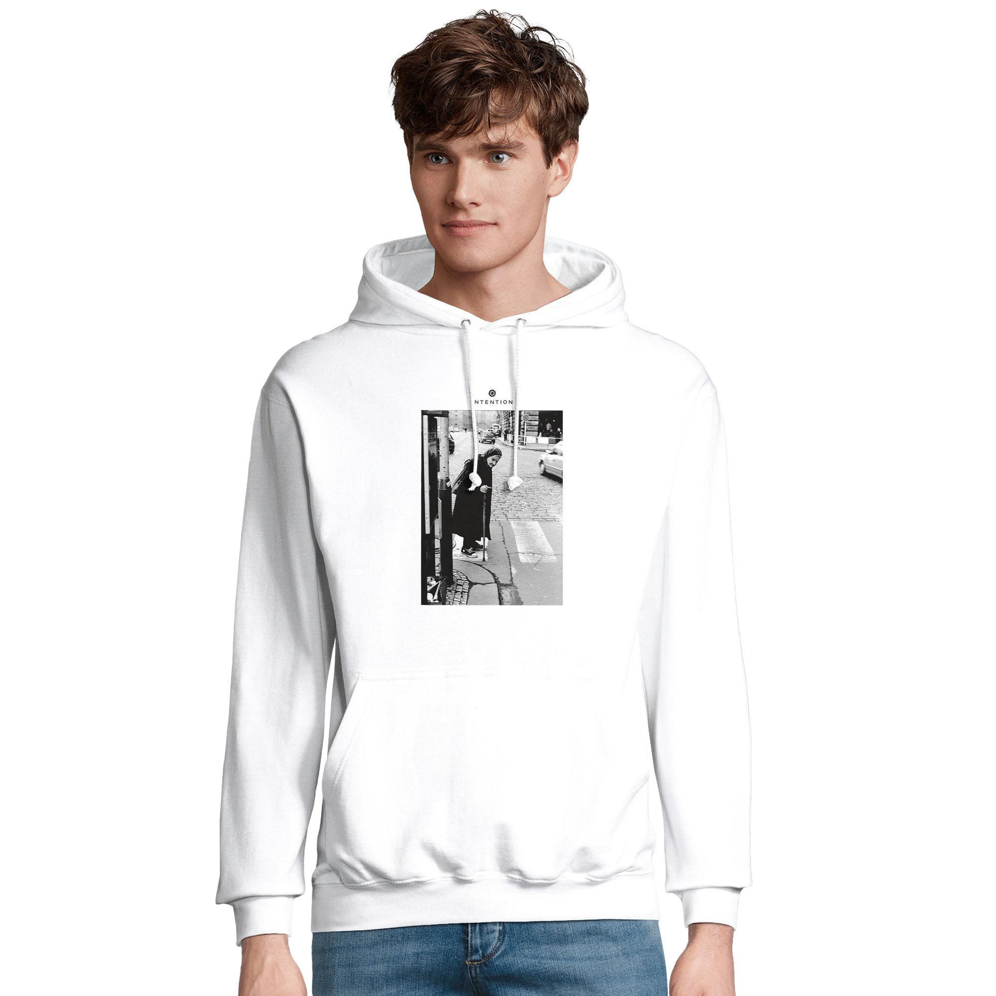 Respect - "Old Star" Hoodie White 3