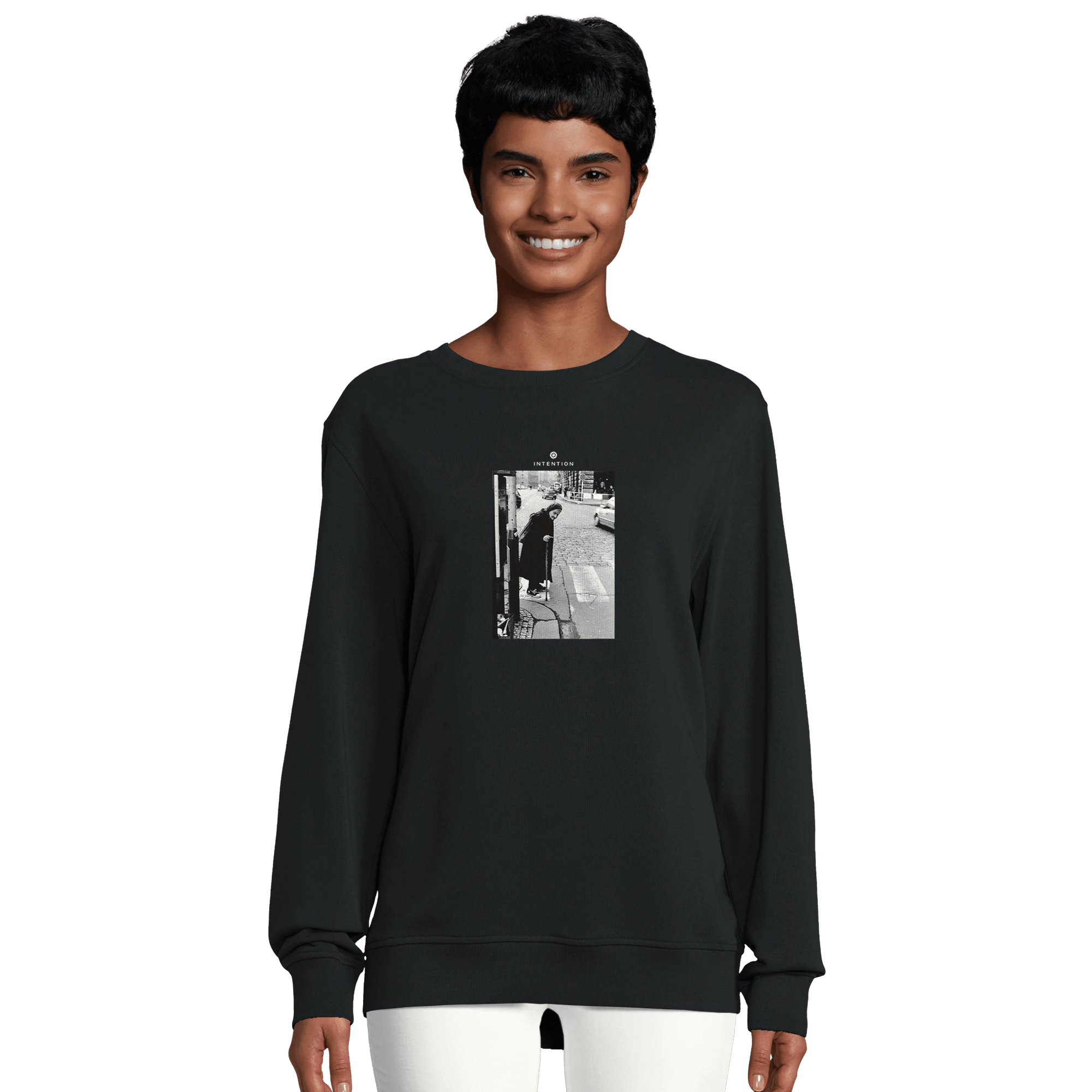 Respect - "Old Star" Sweatshirt Black XS 8