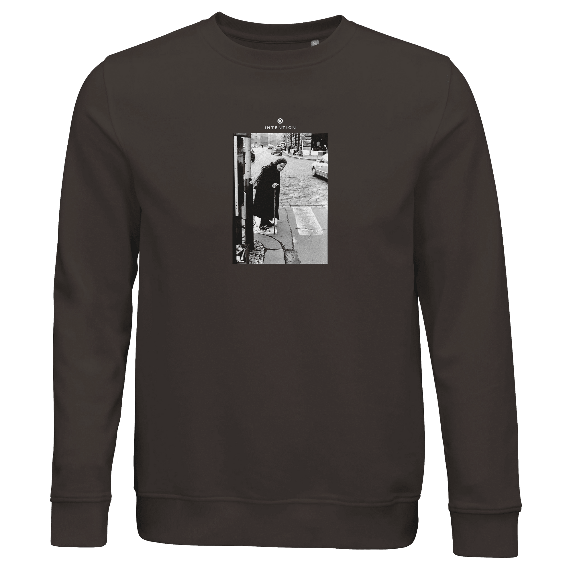 Respect - "Old Star" Sweatshirt deep charcoal grey XS 34
