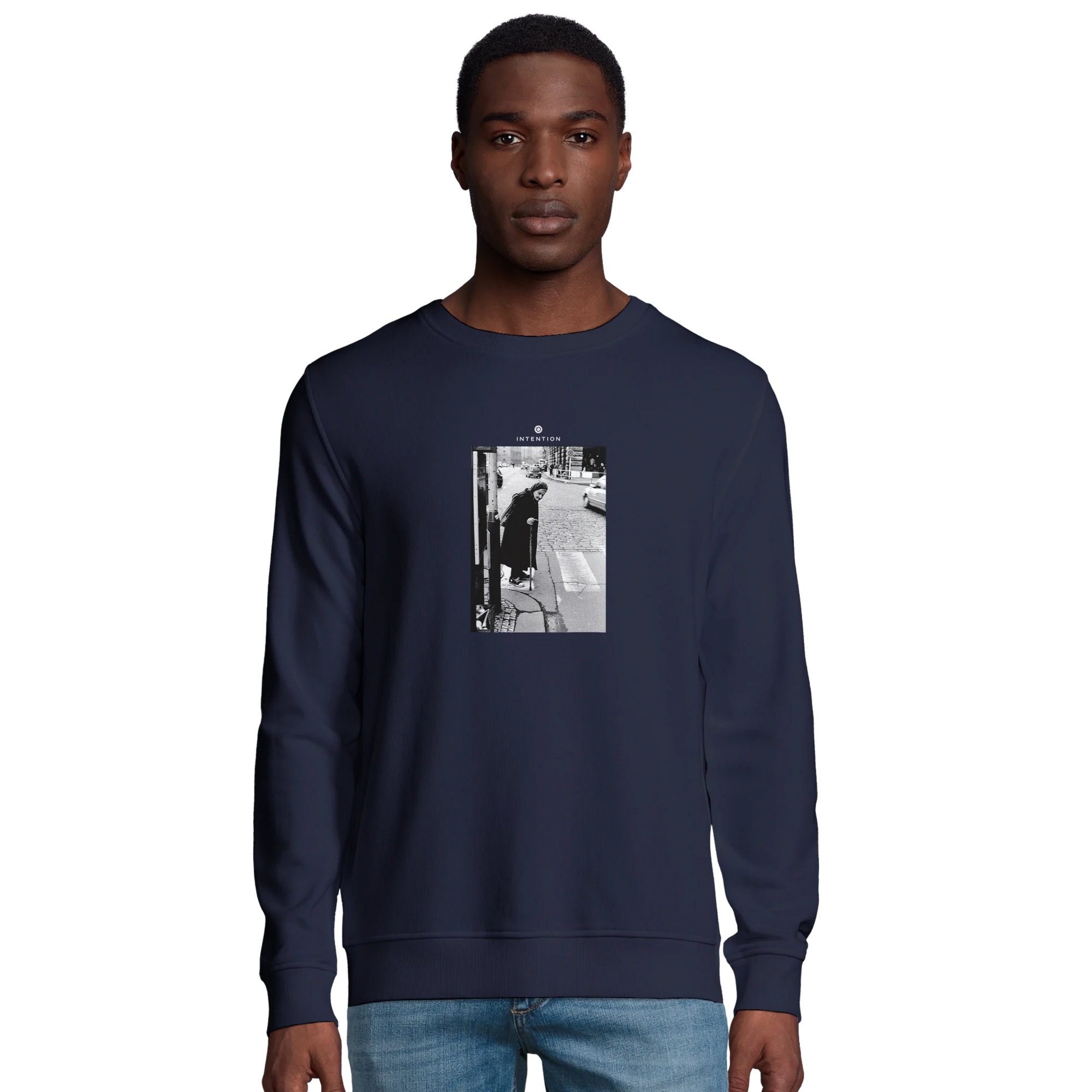 Respect - "Old Star" Sweatshirt French Navy XS 12