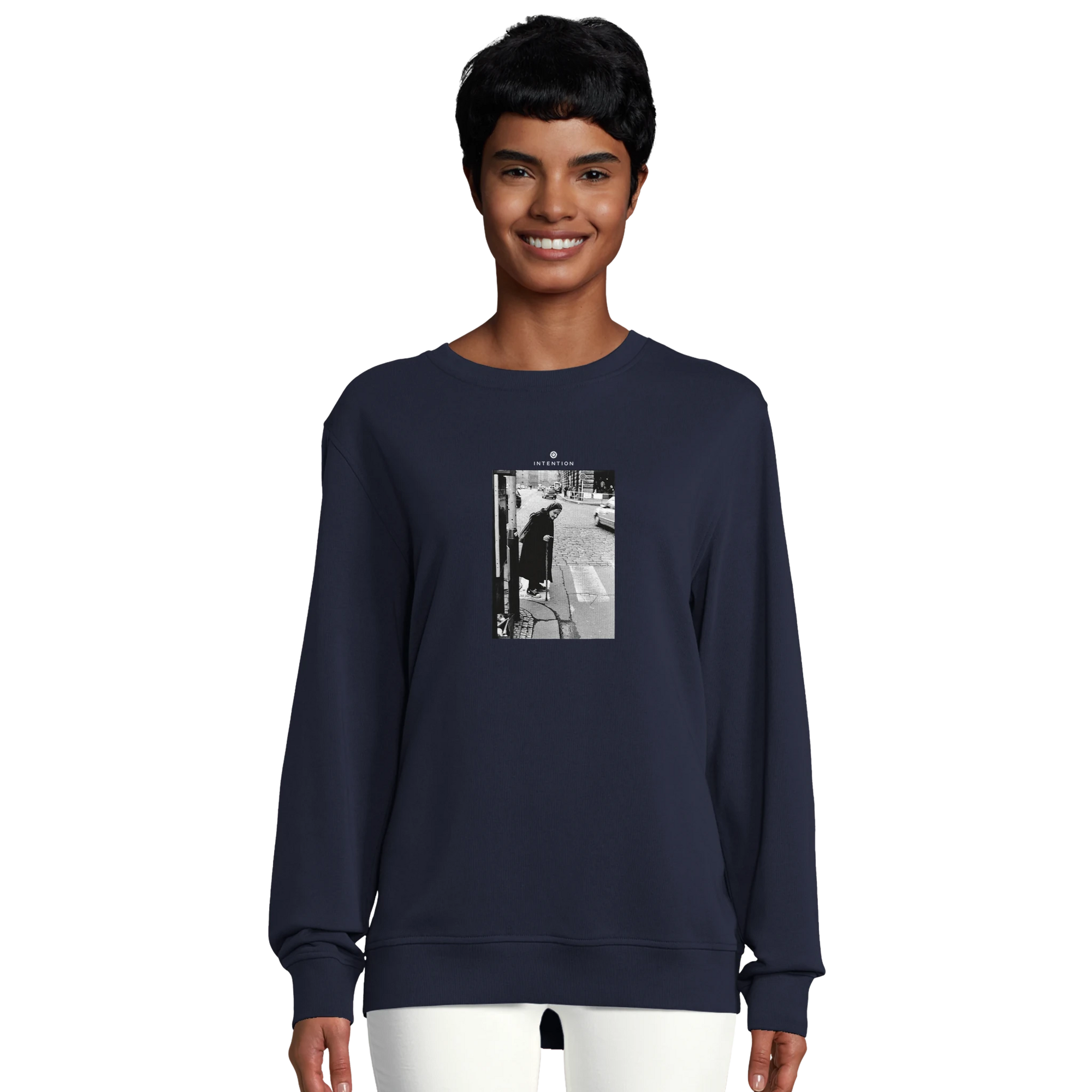 Respect - "Old Star" Sweatshirt French Navy XS 14