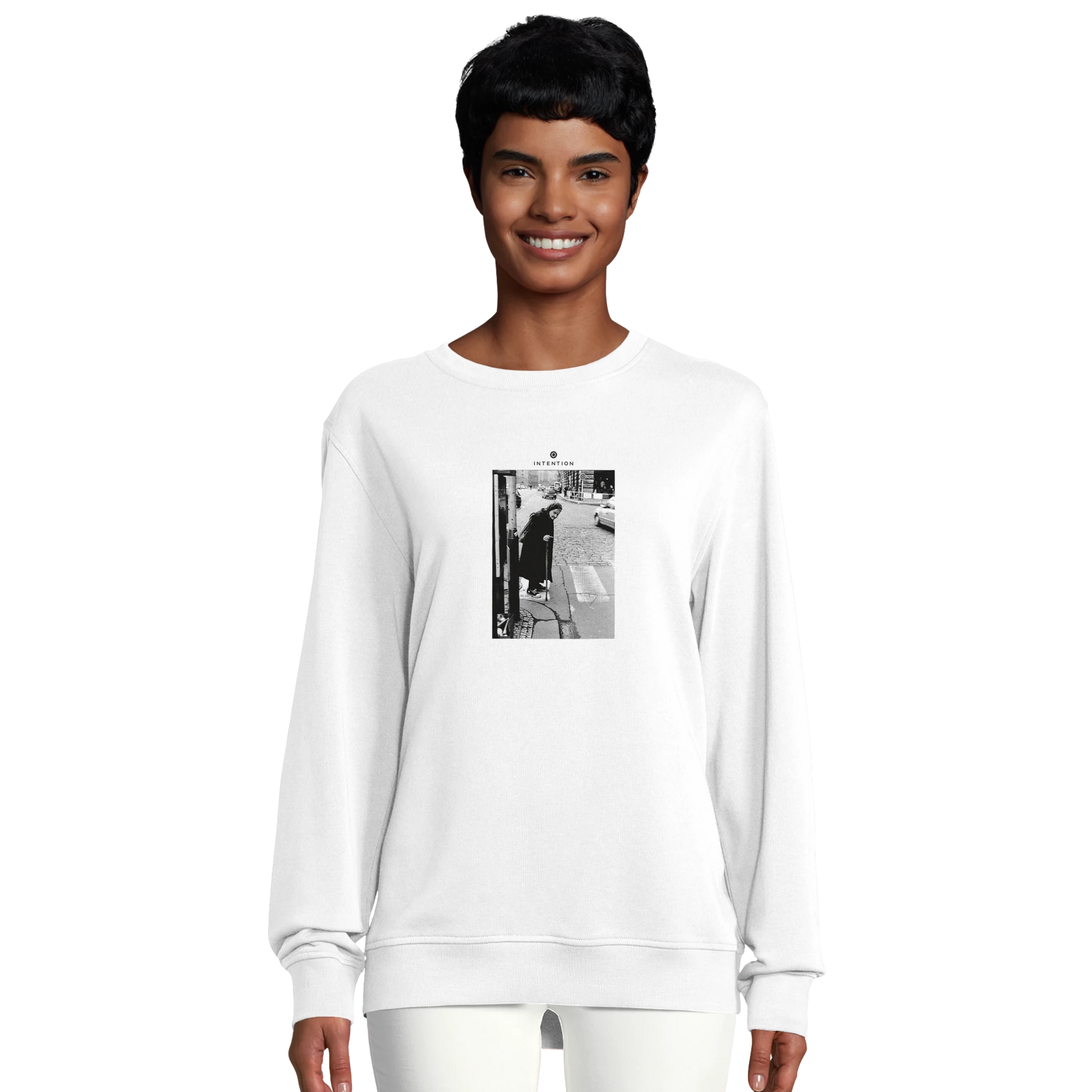 Respect - "Old Star" Sweatshirt White XS 26