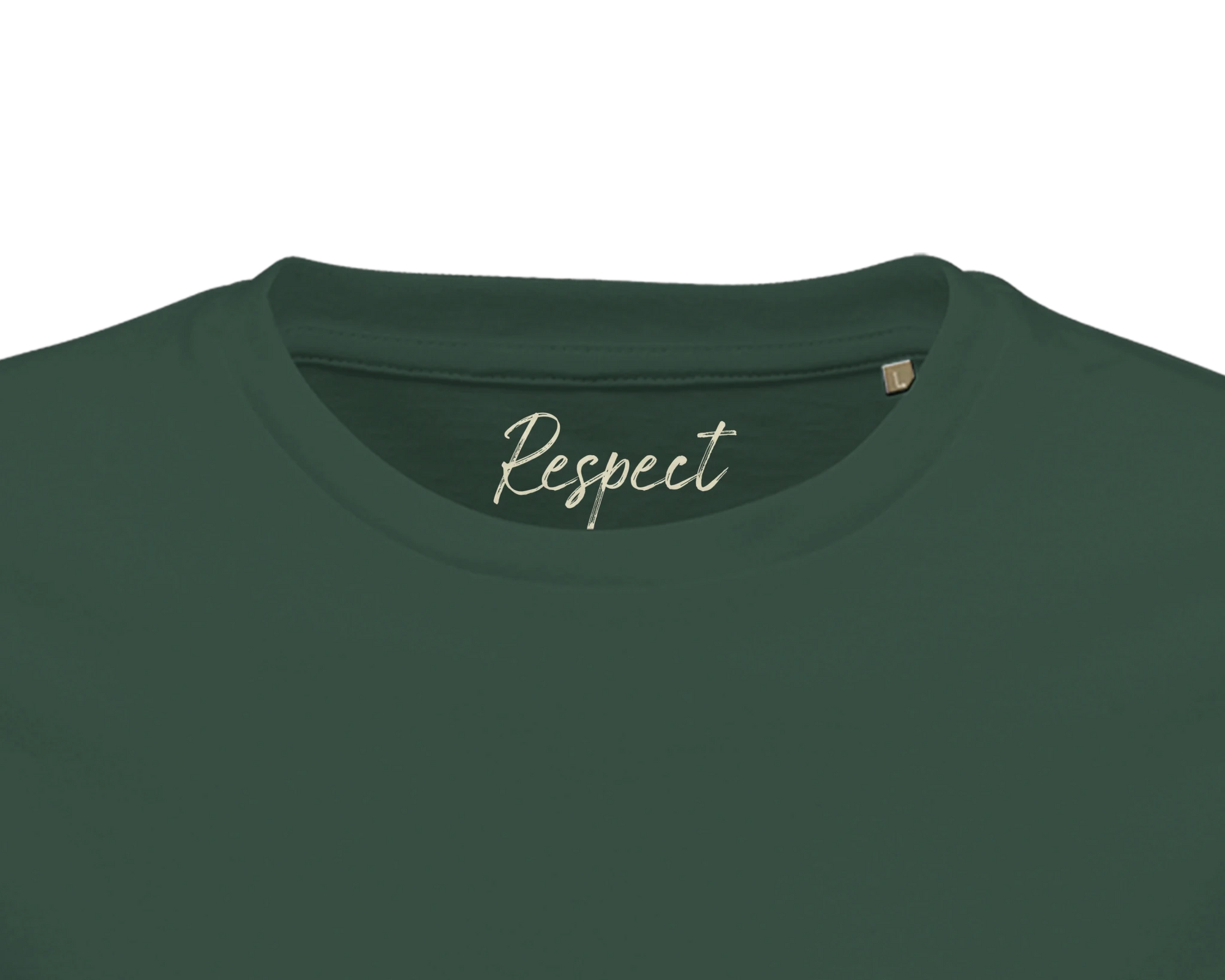 Respect - "Old Star" T-shirt Bottle Green XS 2