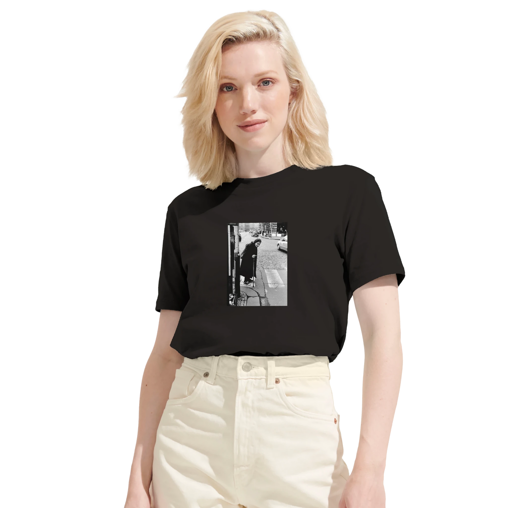 Respect - "Old Star" T-shirt Deep Black XS 8