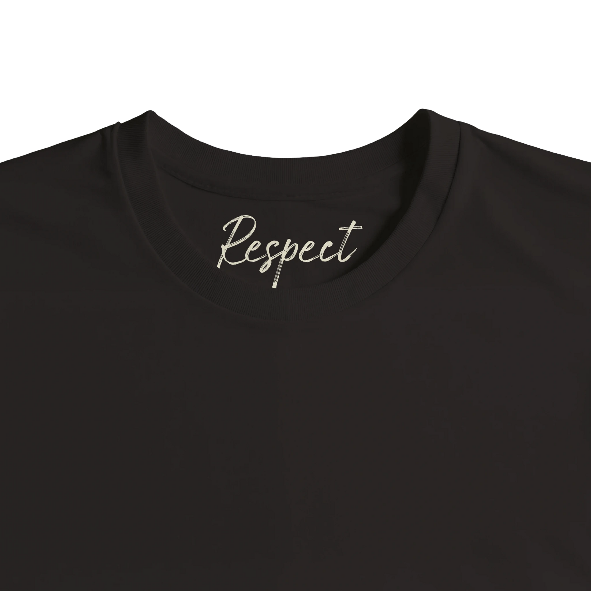 Respect - "Old Star" T-shirt Deep Black XS 5