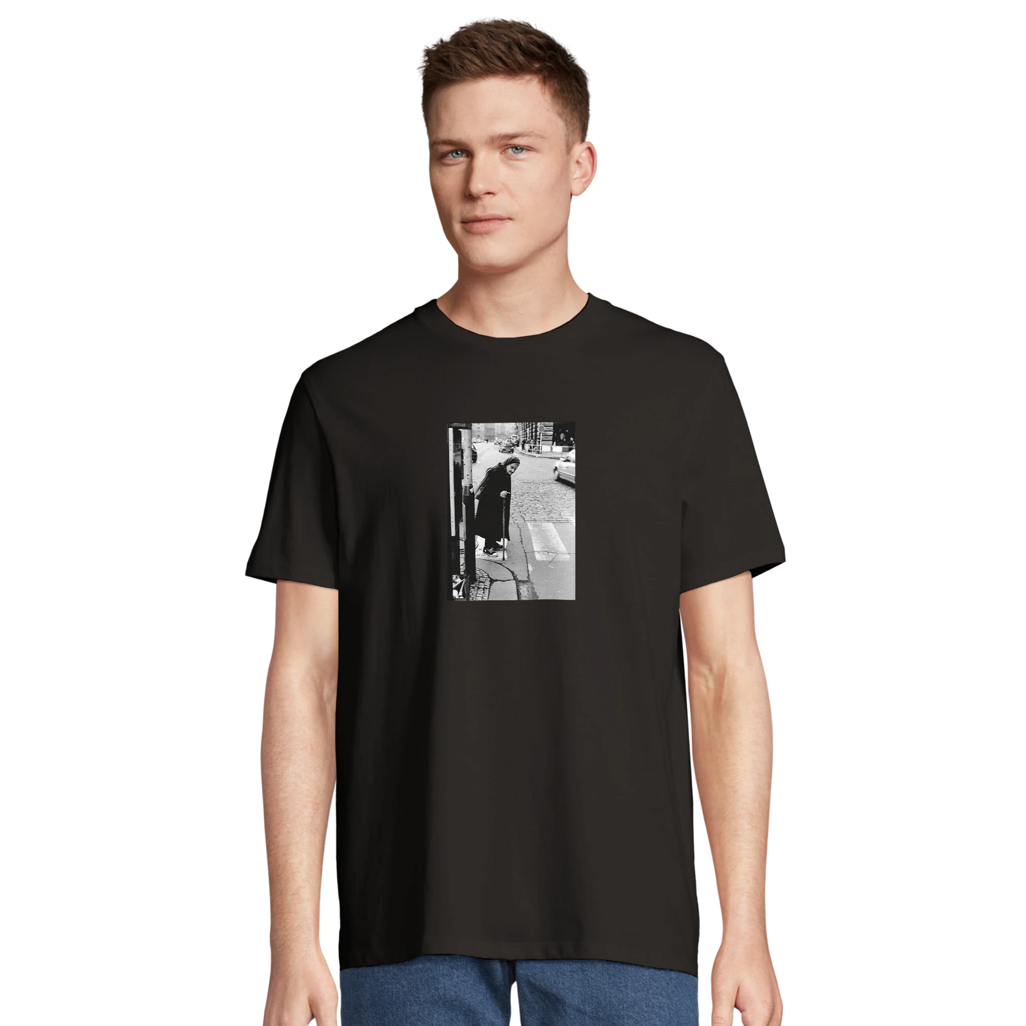 Respect - "Old Star" T-shirt Deep Black XS 9