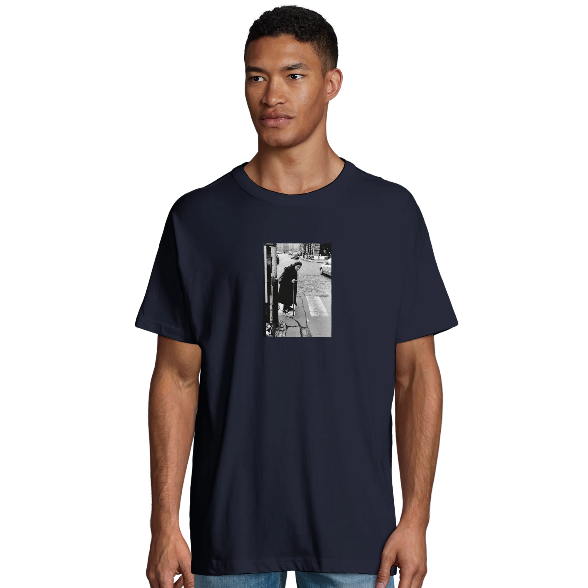 Respect - "Old Star" T-shirt French Navy S 27