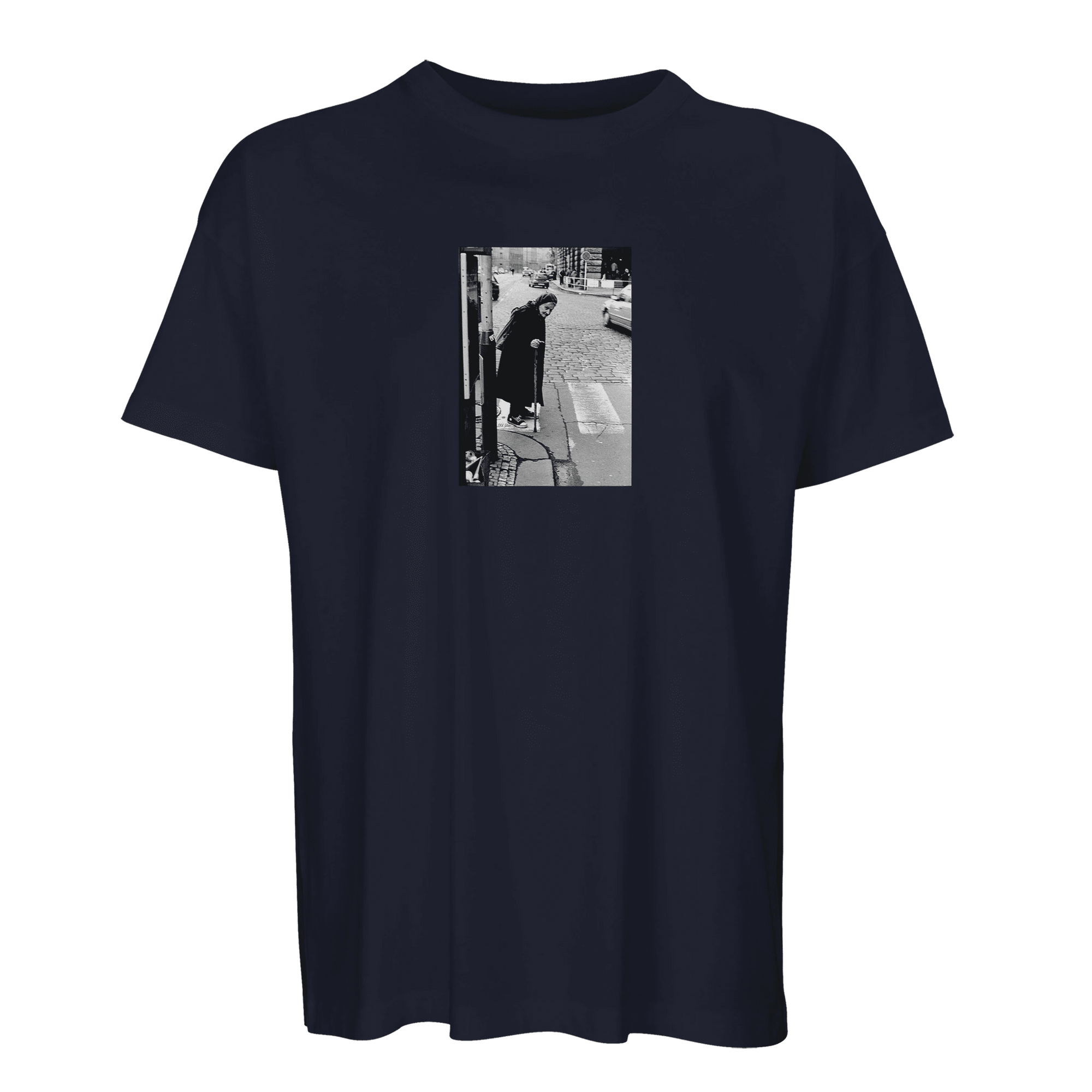 Respect - "Old Star" T-shirt French Navy S 24