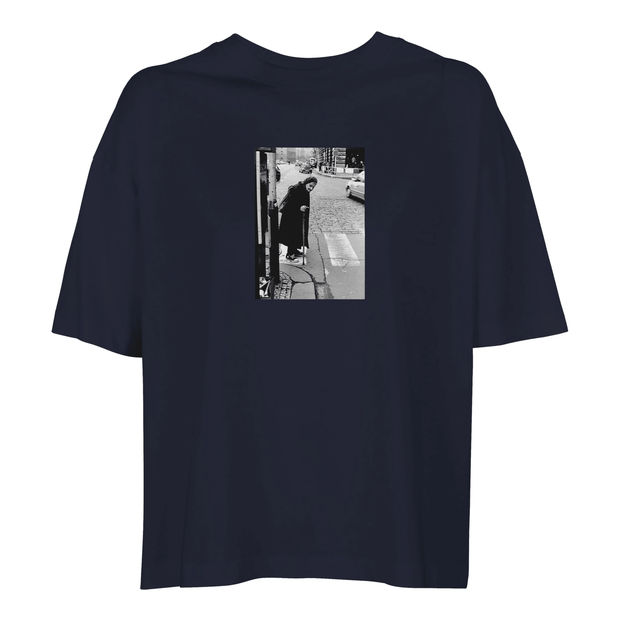 Respect - "Old Star" T-shirt French Navy XS 20