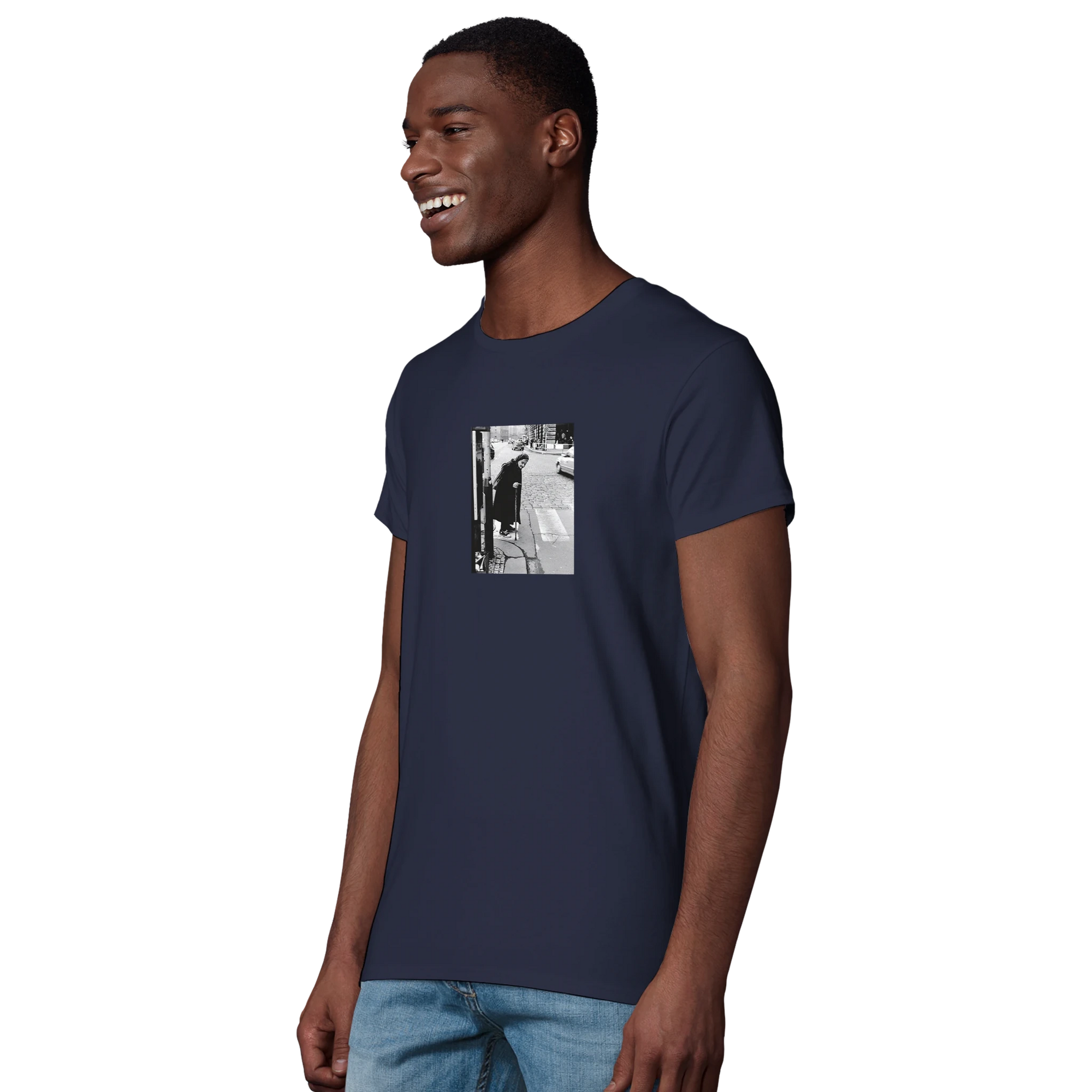 Respect - "Old Star" T-shirt French Navy XS 6