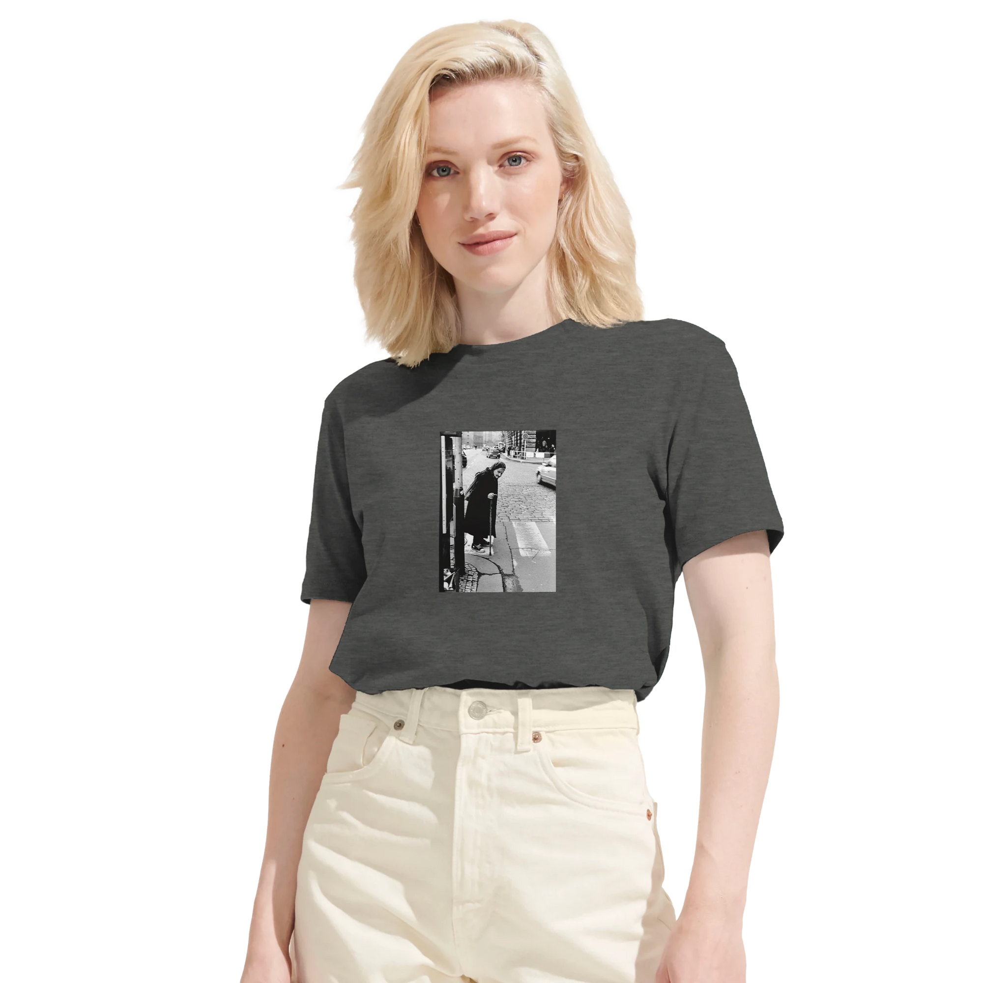 Respect - "Old Star" T-shirt Grey Melange XS 33