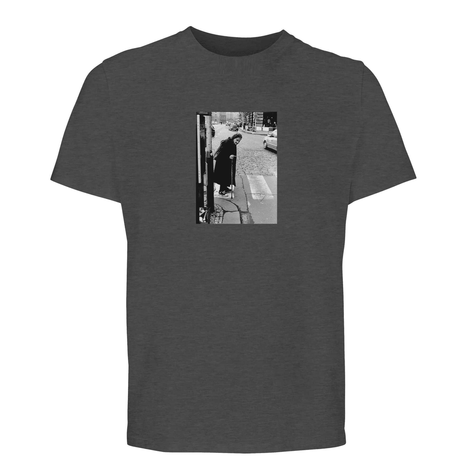 Respect - "Old Star" T-shirt Grey Melange XS 28