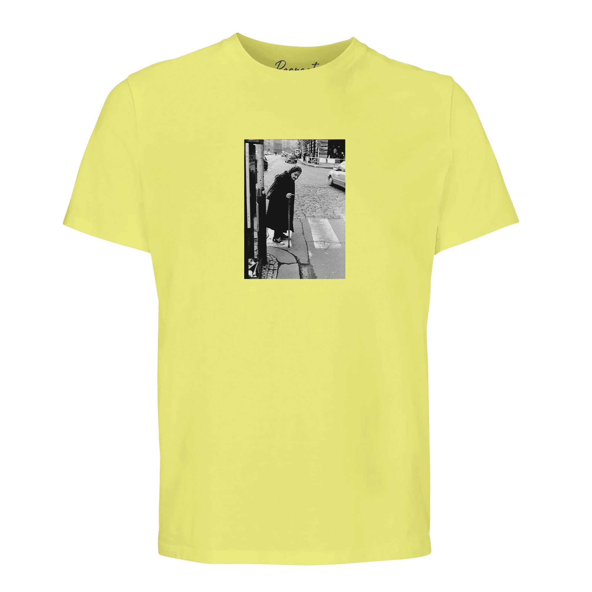Respect - "Old Star" T-shirt Light Yellow XS 64