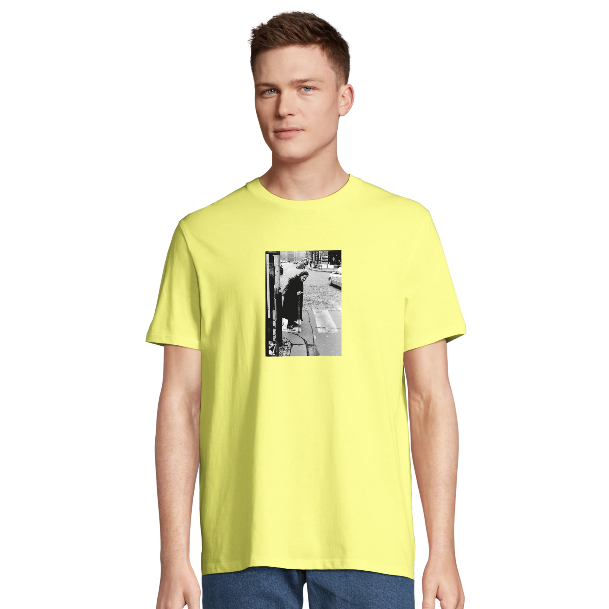 Respect - "Old Star" T-shirt Light Yellow XS 67