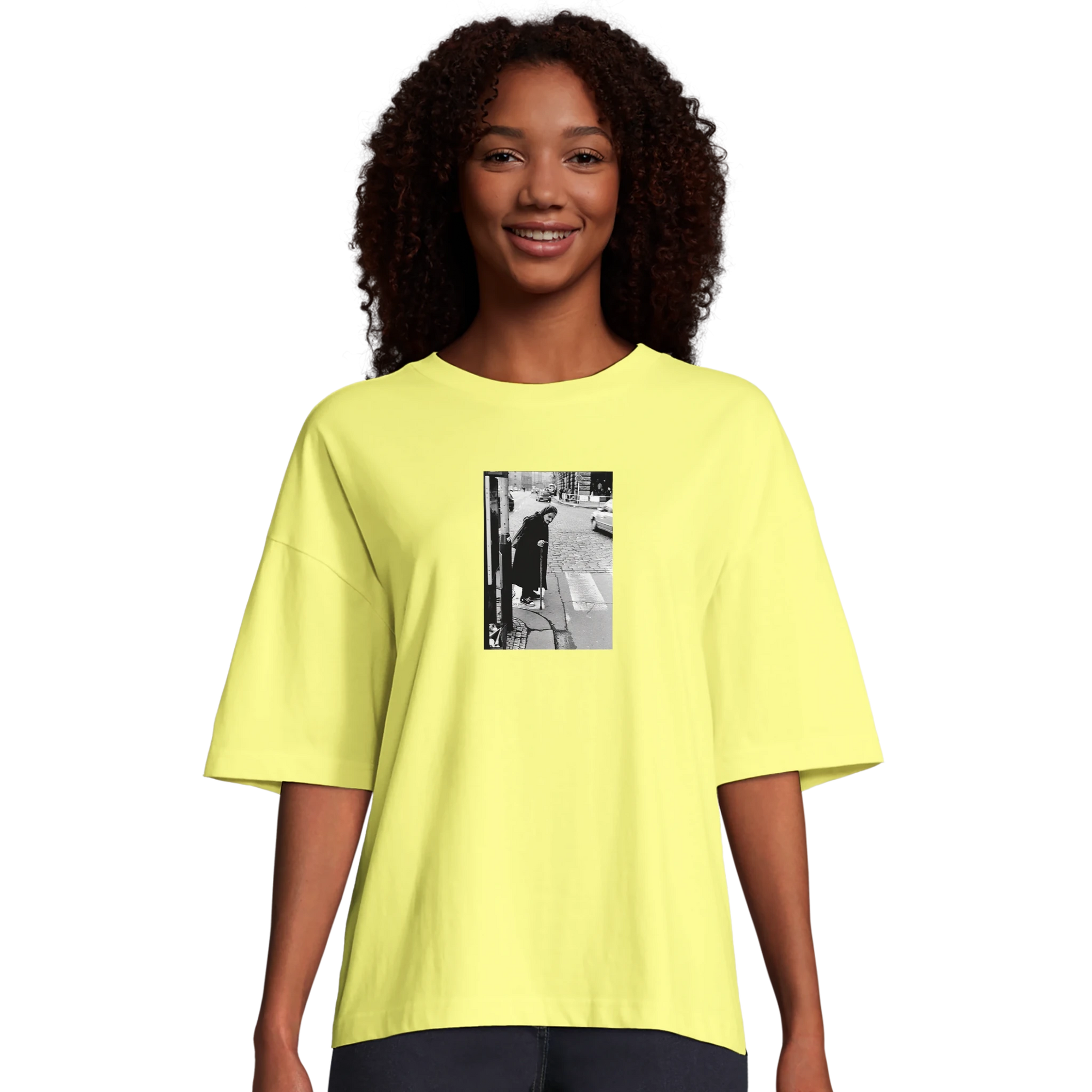 Respect - "Old Star" T-shirt Light Yellow XS 22