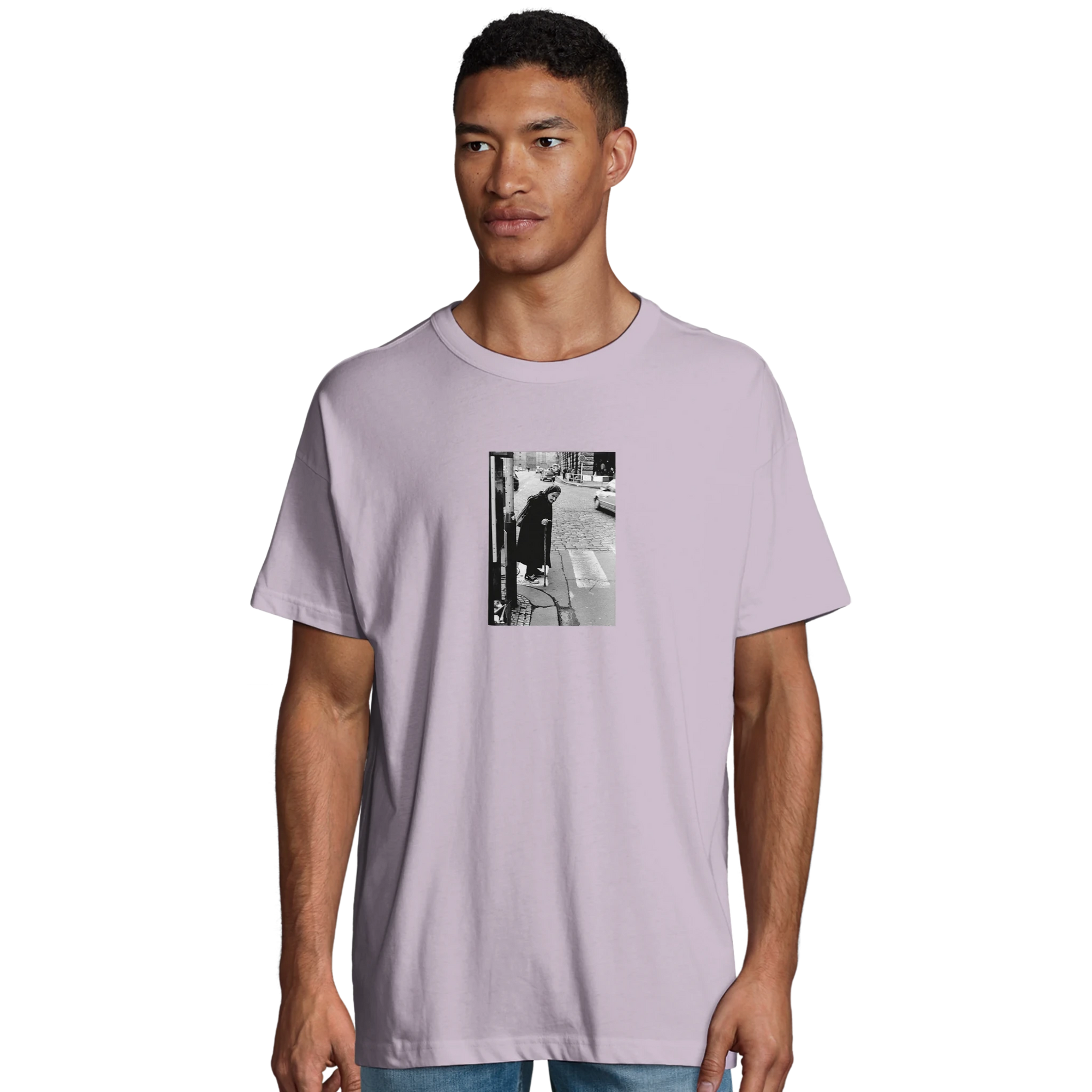 Respect - "Old Star" T-shirt lilak S 32