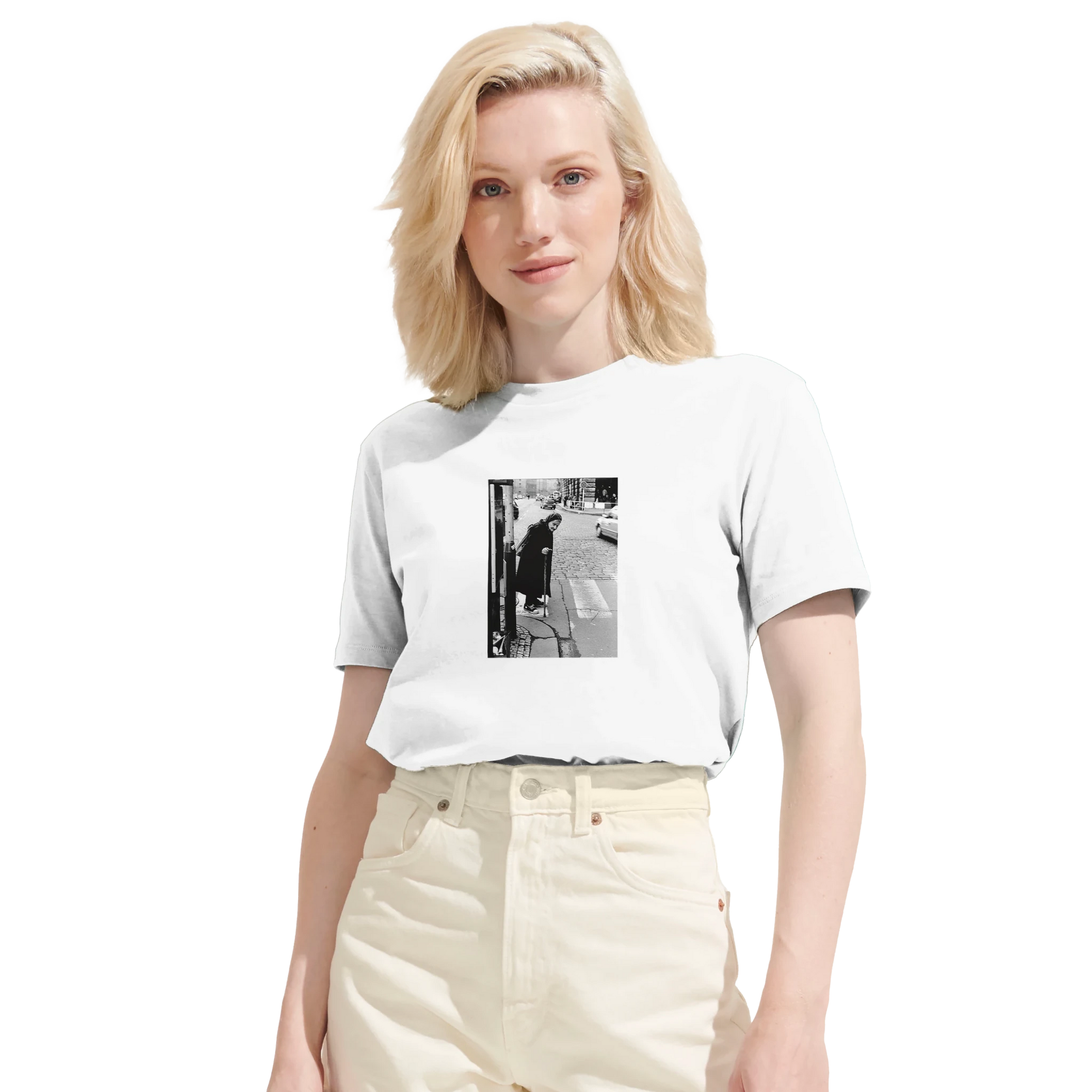 Respect - "Old Star" T-shirt White XS 75