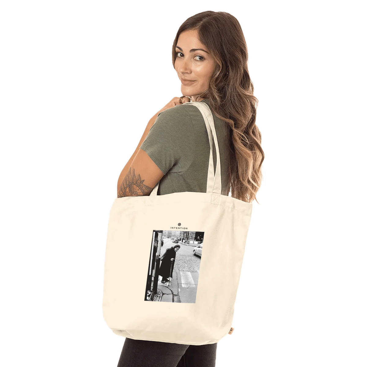 Respect - "Old Star" Tote Bag Natural 4