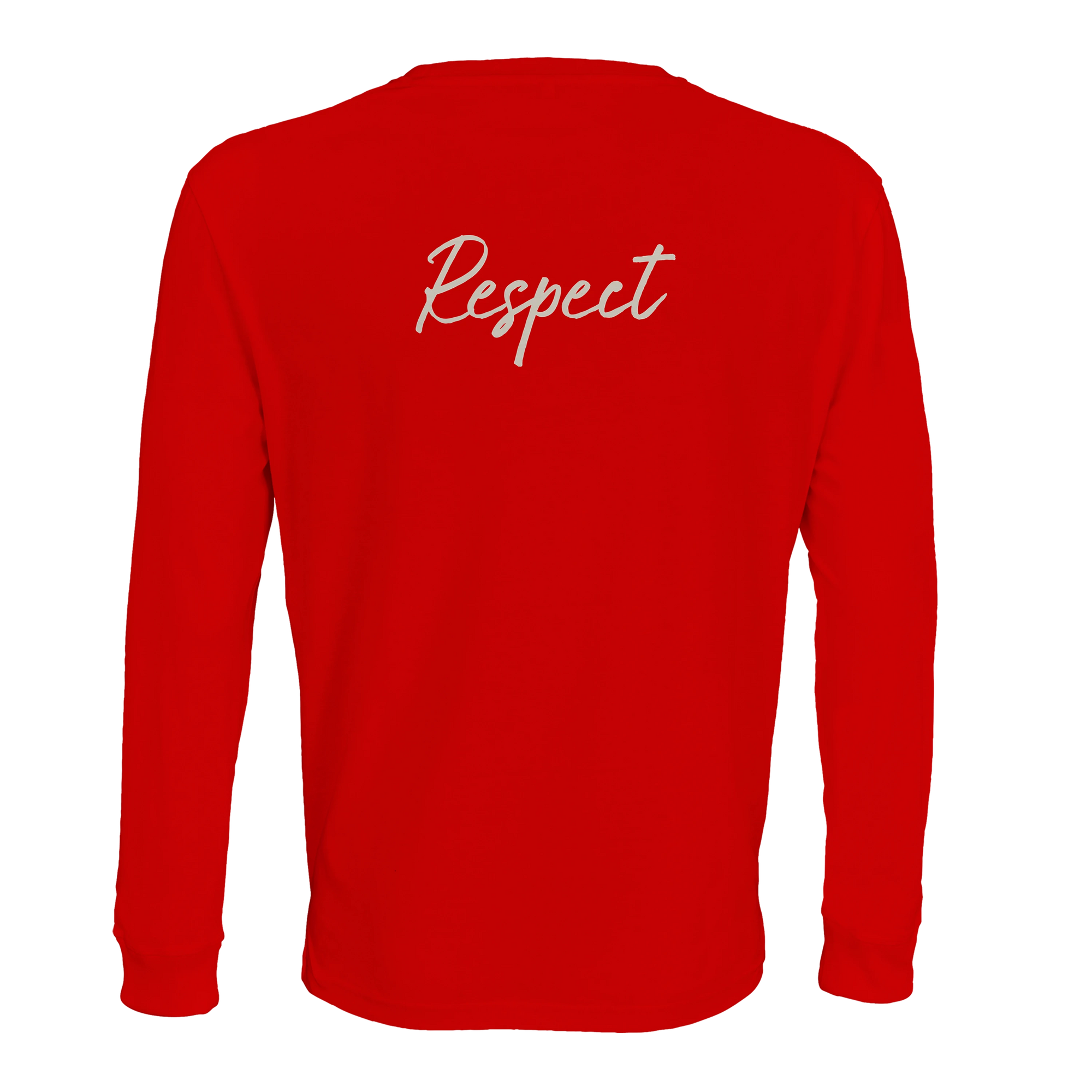 Respect - "Old Star" Long sleeve Bright Red 2