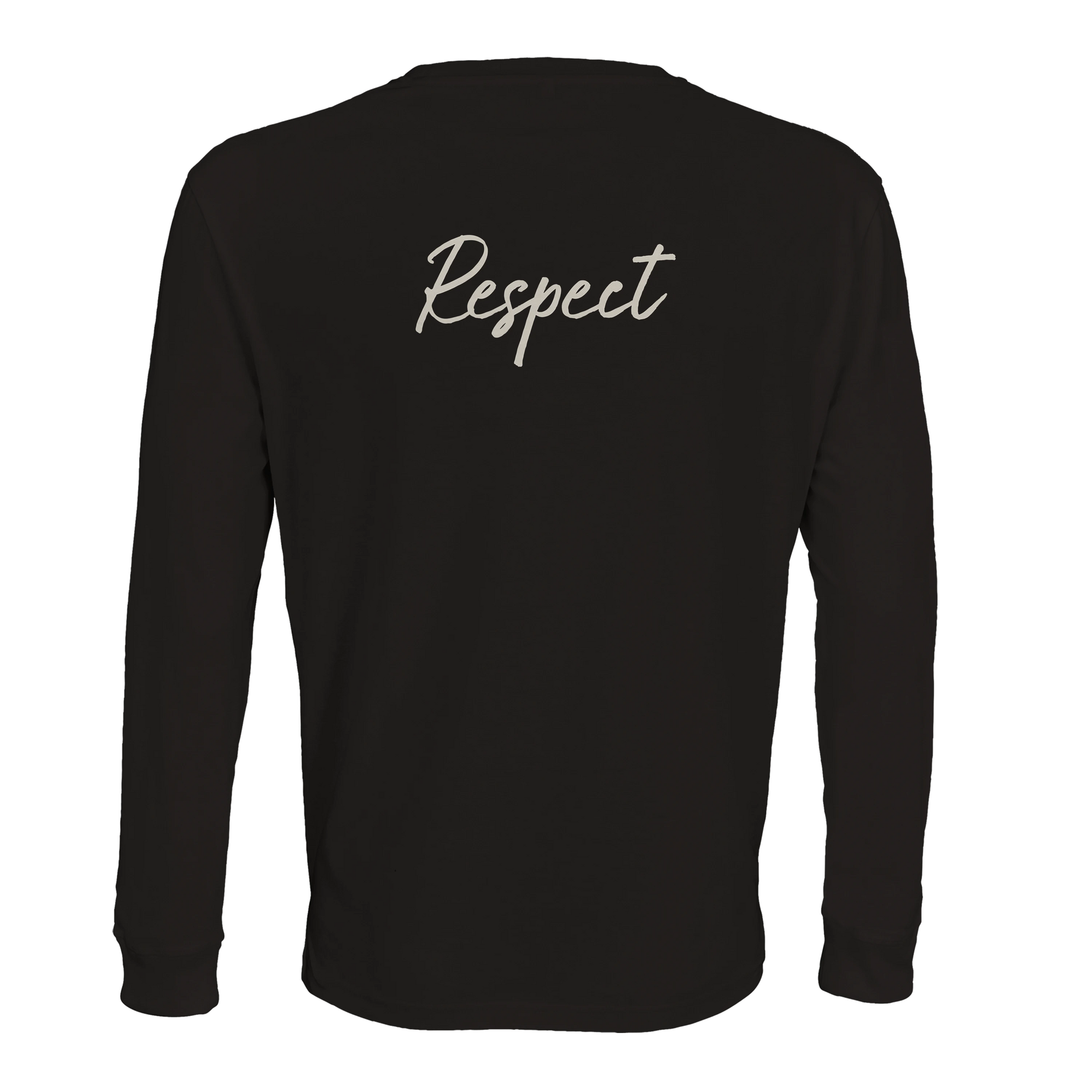 Respect - "Old Star" Long sleeve Deep Black 2