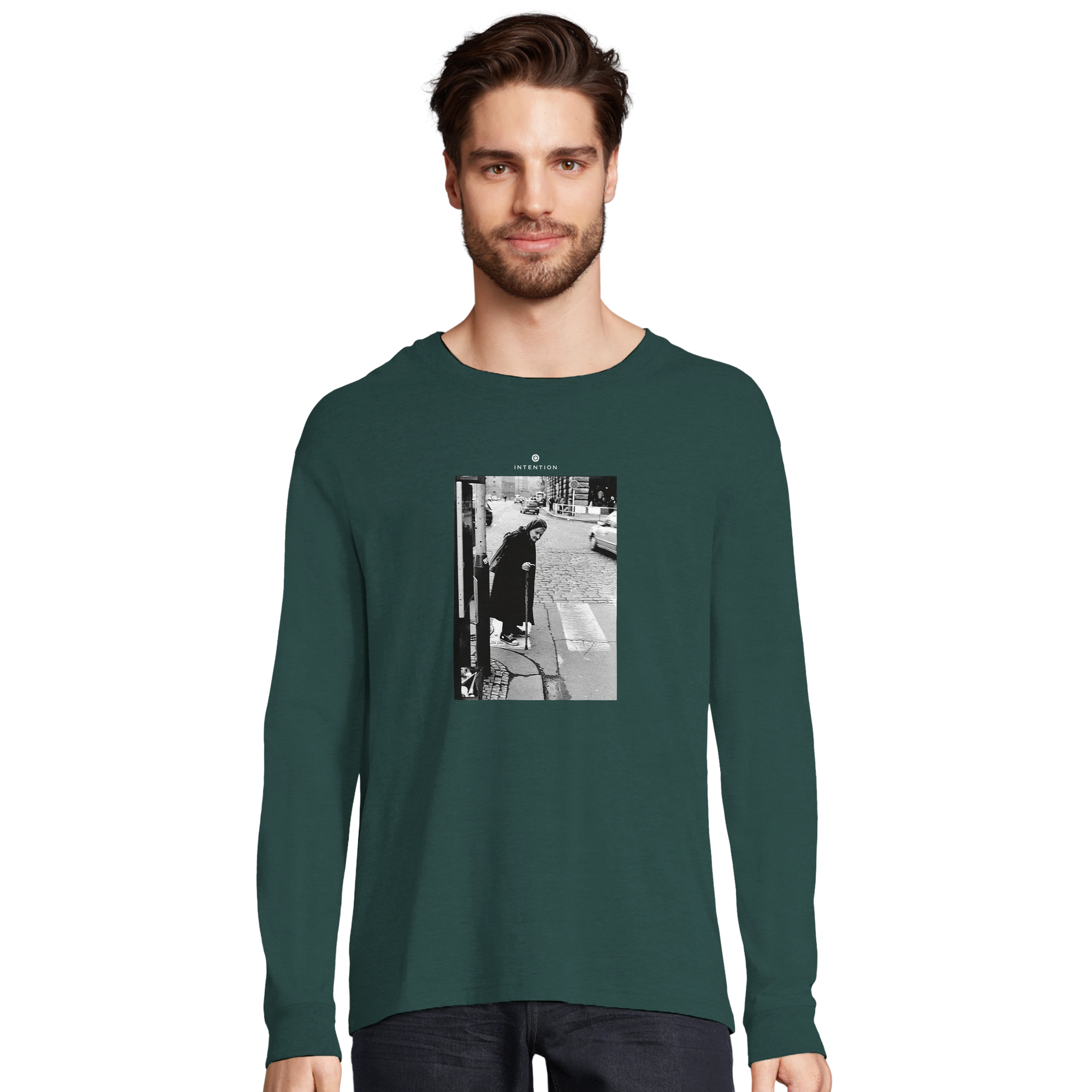 Respect - "Old Star" Long sleeve green empire 4