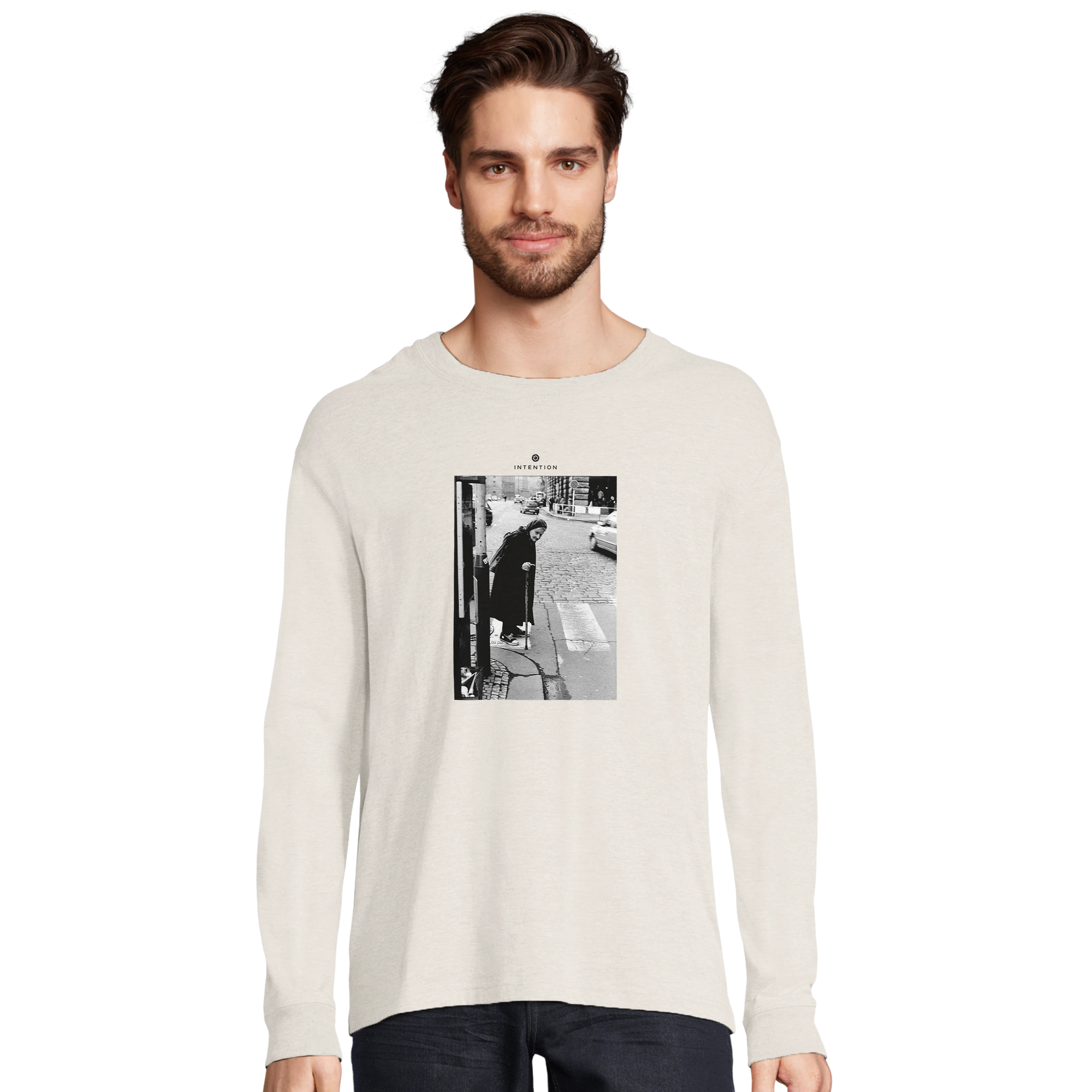 Respect - "Old Star" Long sleeve Off White 4