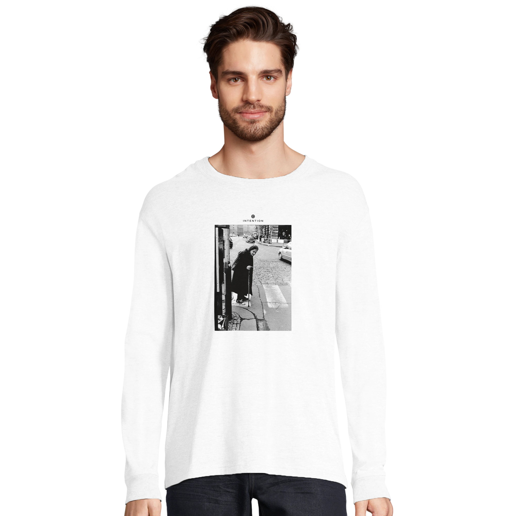 Respect - "Old Star" Long sleeve White 4